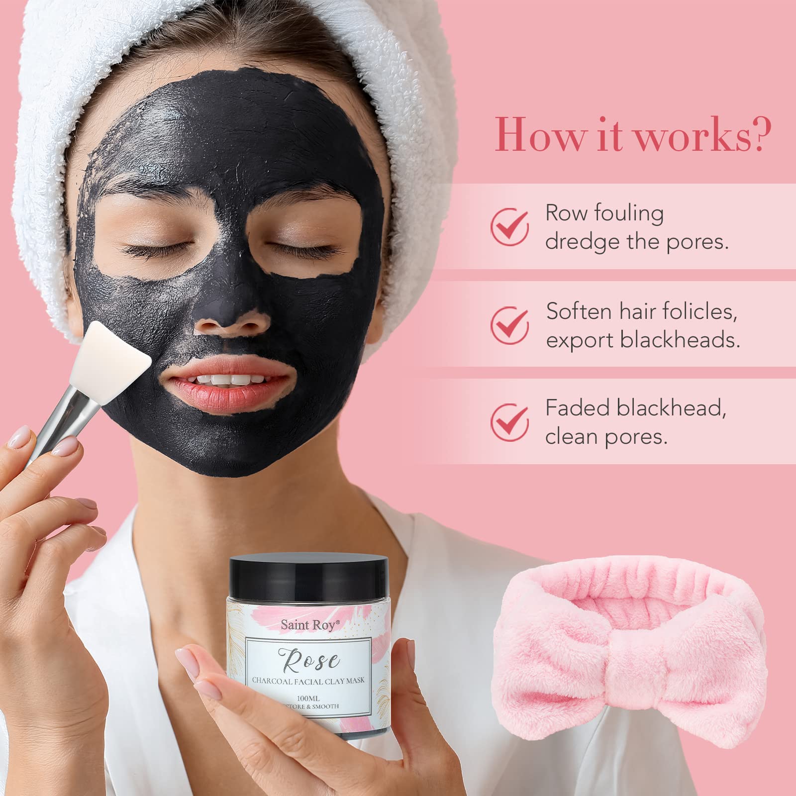 10-Piece Rose Scented Self Care Spa Gift Set for Women - Facial Cleanser, Body Scrub, Clay Mask & Essential Oil - Perfect Birthday & Mother's Day Gift Idea for Relaxation & Skincare