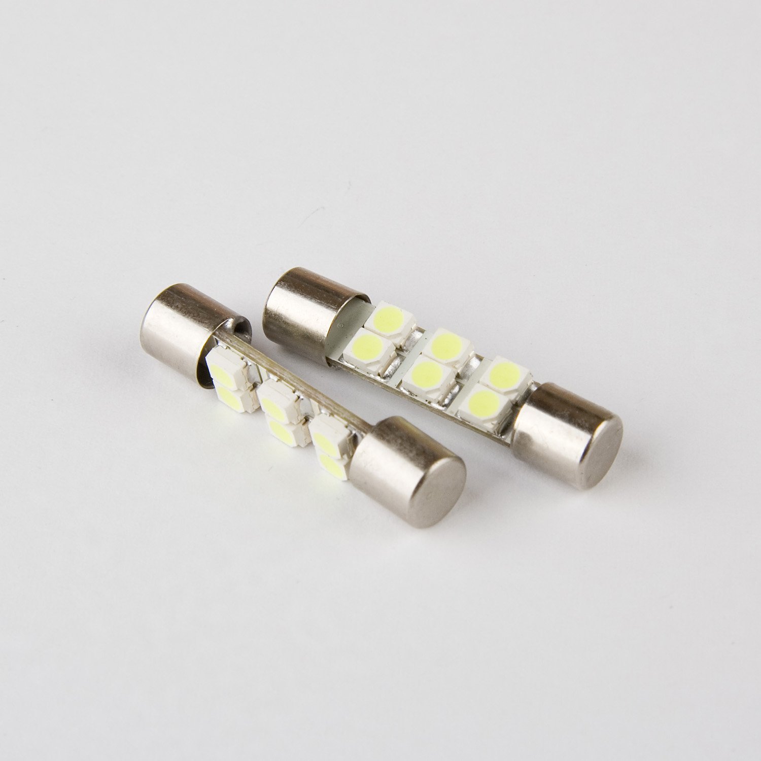 Nokya 6000K LED Vanity Visor Light Bulb - 6x 3528 SMD LEDs for Car Interior Lighting, Makeup Mirror & Vanity Mirror Illumination