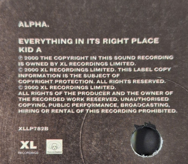 Radiohead Kid A Vinyl Record (2xLP, Album, Reissue, Mint Condition) - Perfect for Music Collectors & Vinyl Enthusiasts
