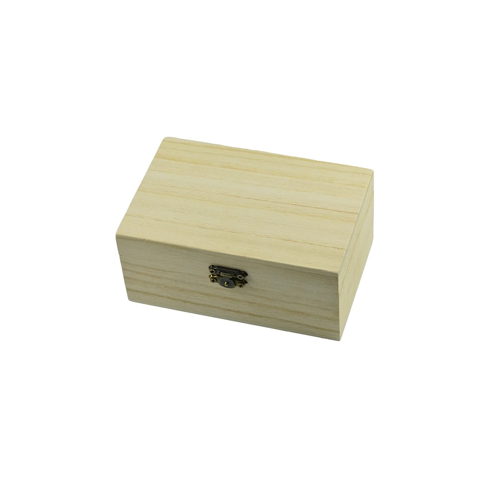 DIWANG Delicate Wooden Jewelry Box - Small Jewelry Storage Case for Rings, Necklaces, Earrings - Perfect Gift Box for Keepsakes & Accessories - Ideal for Home Organization, Travel & Wedding Jewelry Storage