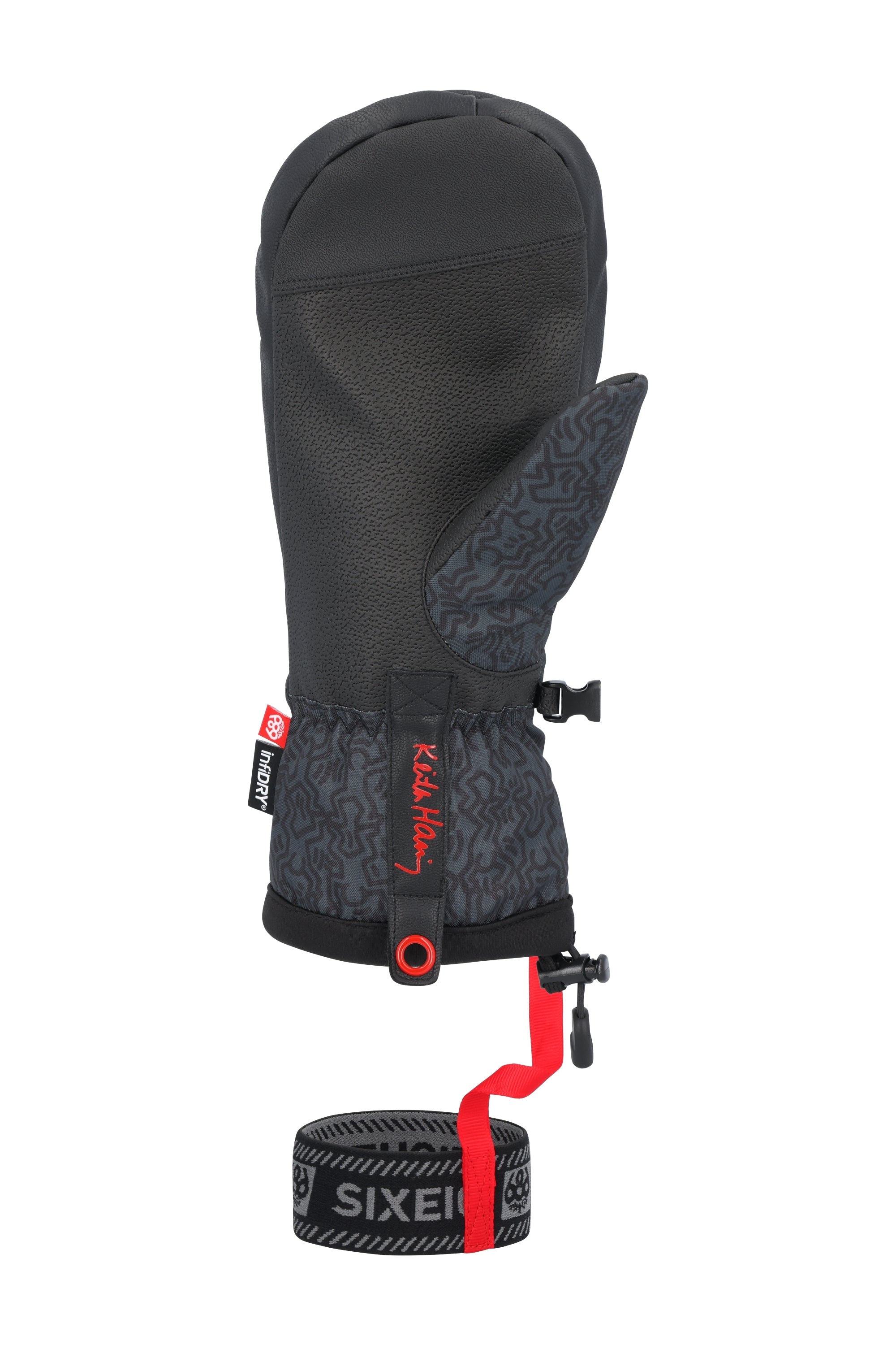686 Men's Team Merino Mitt 2025 - Premium Wool Ski Gloves for Cold Weather - Perfect for Skiing, Snowboarding & Winter Outdoor Activities