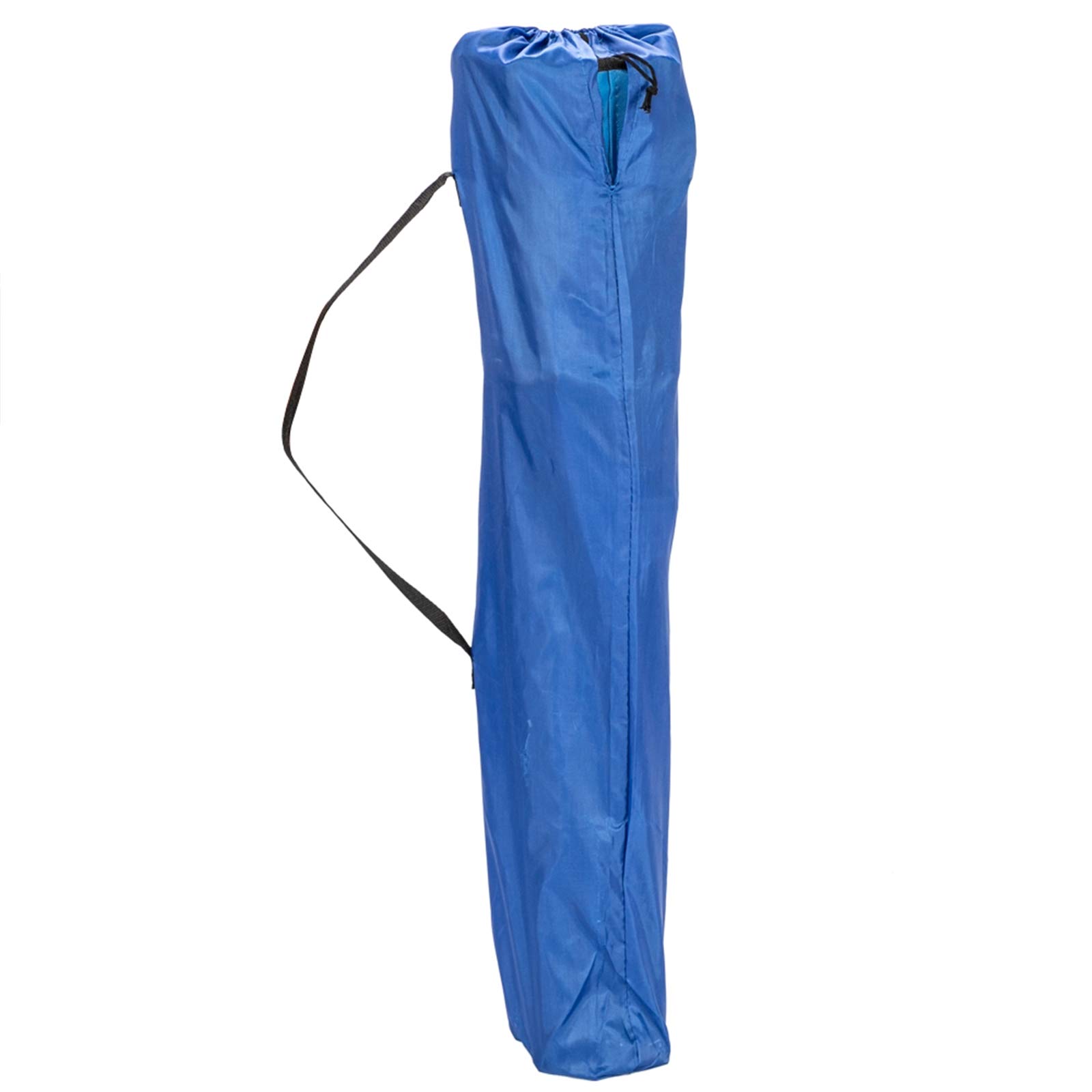 Vasitelan Outdoor Folding Camping Chair with Lumbar Back Support - Portable Lawn Chair with Carry Bag & Cup Holder - Blue - Perfect for Camping, Hiking, Picnics, Beach & Backyard Relaxation