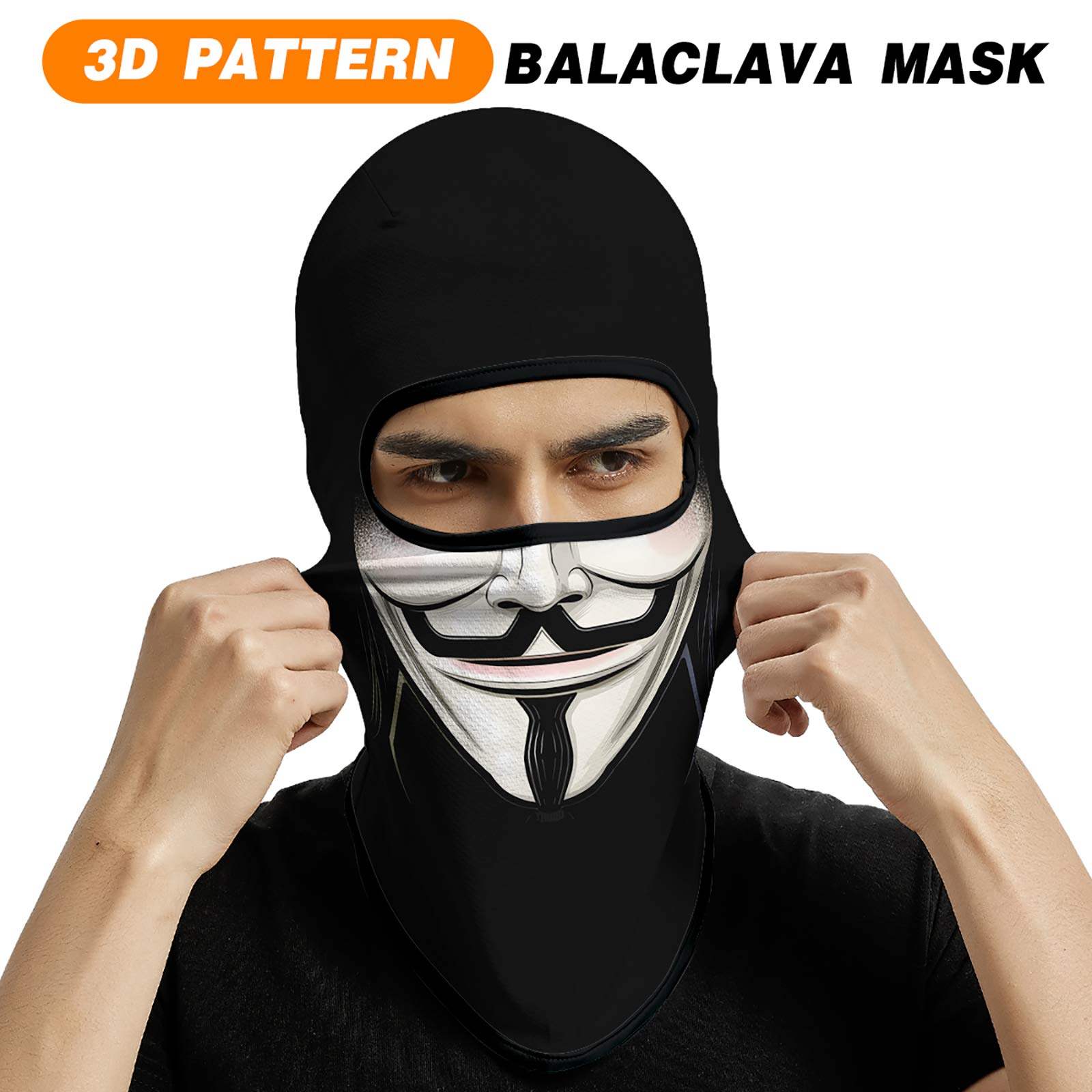 Venswell 3D Balaclava Ski Mask - Cool Skull & Animal Print Full Face Cover for Winter Sports, Cycling, Motorcycle Riding & Halloween Costumes - Windproof & Breathable for Outdoor Activities