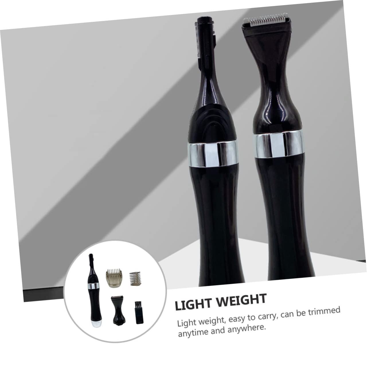 Electric Eyebrow & Facial Hair Trimmer for Men & Women - Waterproof Nose, Ear, Leg Shaver with Ergonomic Design | Perfect for Travel, Home & Salon Use