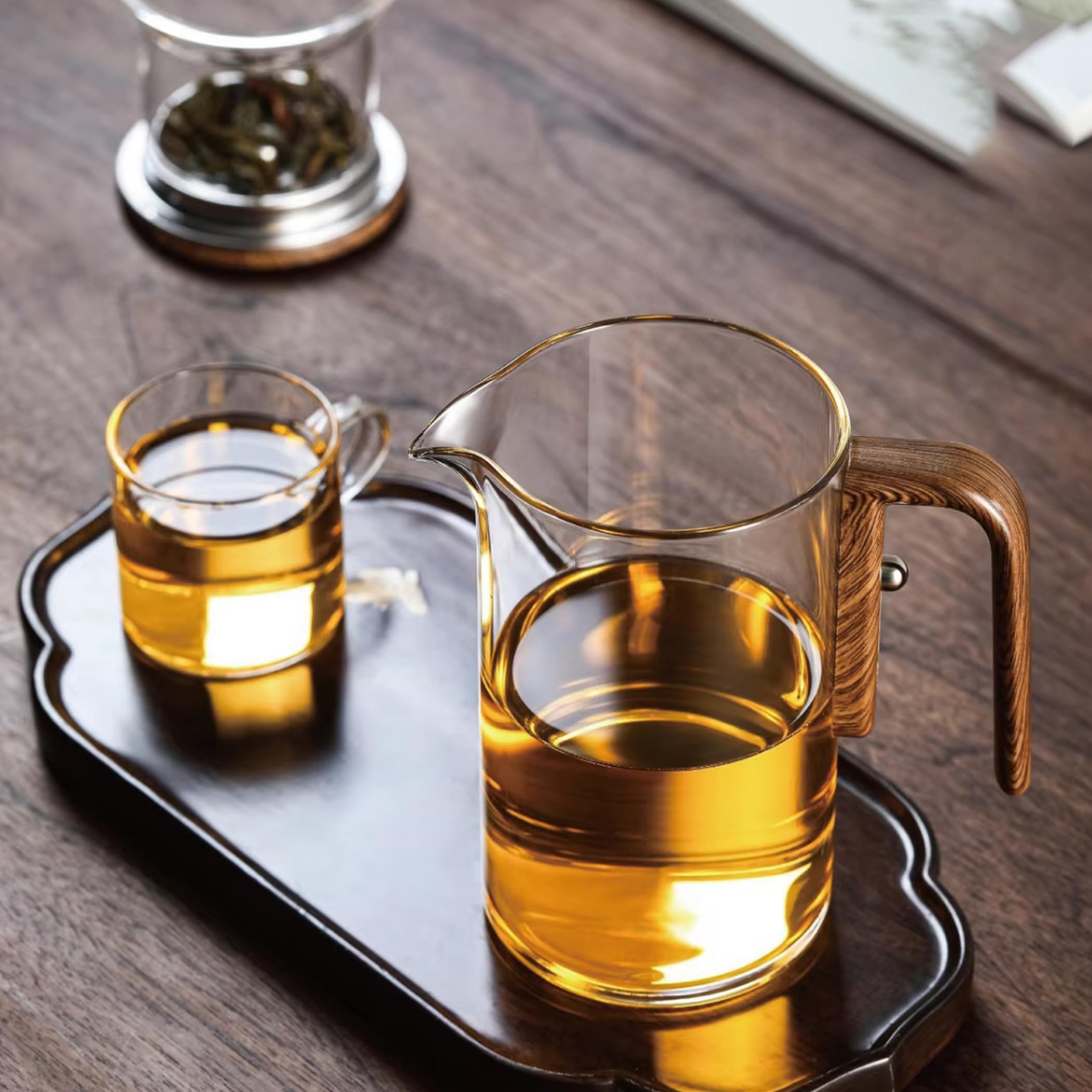 Enchantipot Magic Glass Teapot with Strainer - 720ml Enchantitea Witchcraft Teapot for Herbal Tea, Loose Leaf Tea & Blooming Tea | Perfect for Tea Ceremonies, Meditation & Witchcraft Rituals