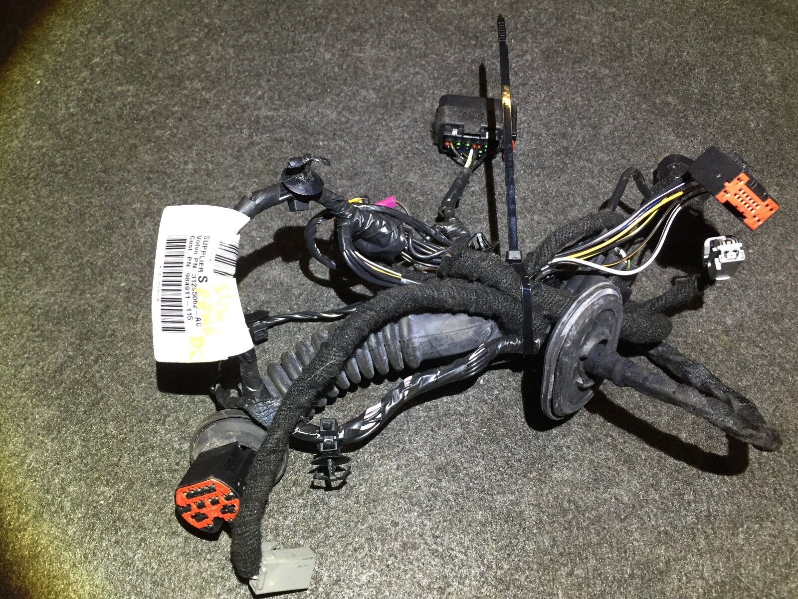 2005-2011 Volvo S40 Left Rear Driver Side Door Wiring Harness OEM Replacement - Perfect for DIY Car Repairs & Electrical System Upgrades