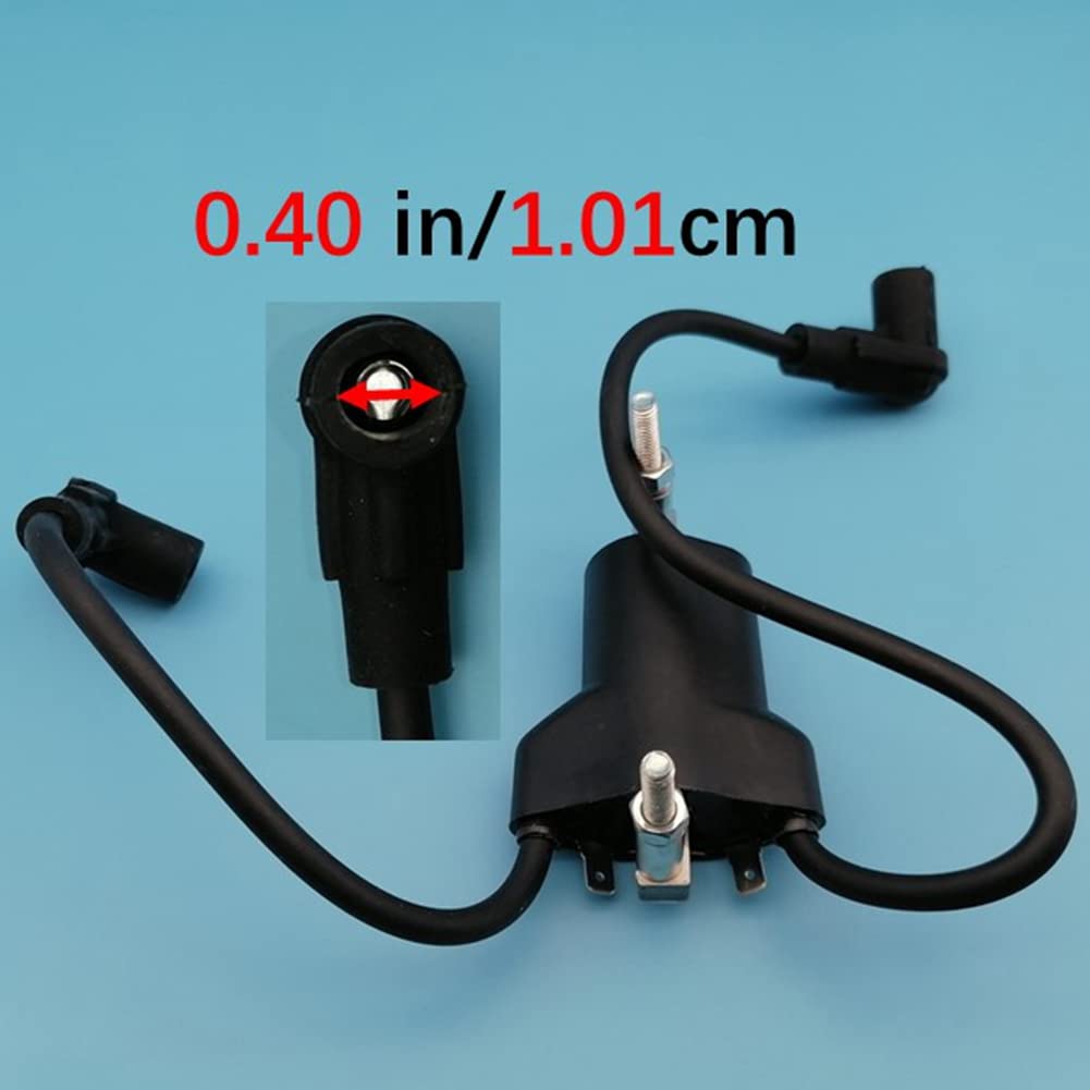 High Performance Ignition Coil for EZ GO E-Z-Go Golf Cart (Compatible with Models 26652-G01, 26652G01) - Fits 4-Cycle 295cc & 350cc Twin 2 Cylinder Engines - Perfect for Golf Course Maintenance, Utility Vehicles & Off-Road Use