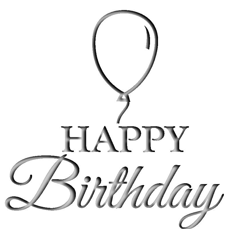 Personalized Happy Birthday Acrylic Award Trophy - 6.75 Inch Custom Engraved Gift for Birthday Celebrations, Parties & Milestones