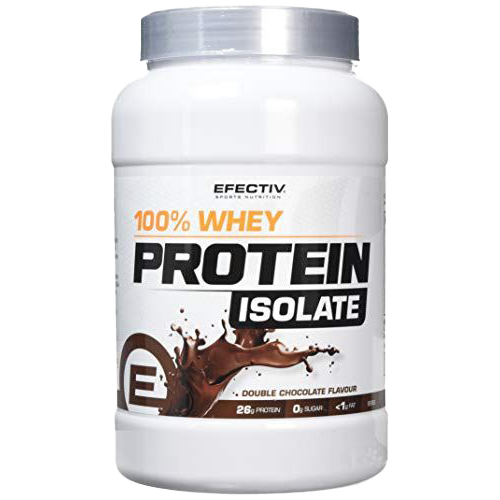 Efectiv Nutrition Whey Protein Isolate 908g Double Chocolate - Premium Muscle Recovery Powder for Post-Workout & Fitness Enthusiasts