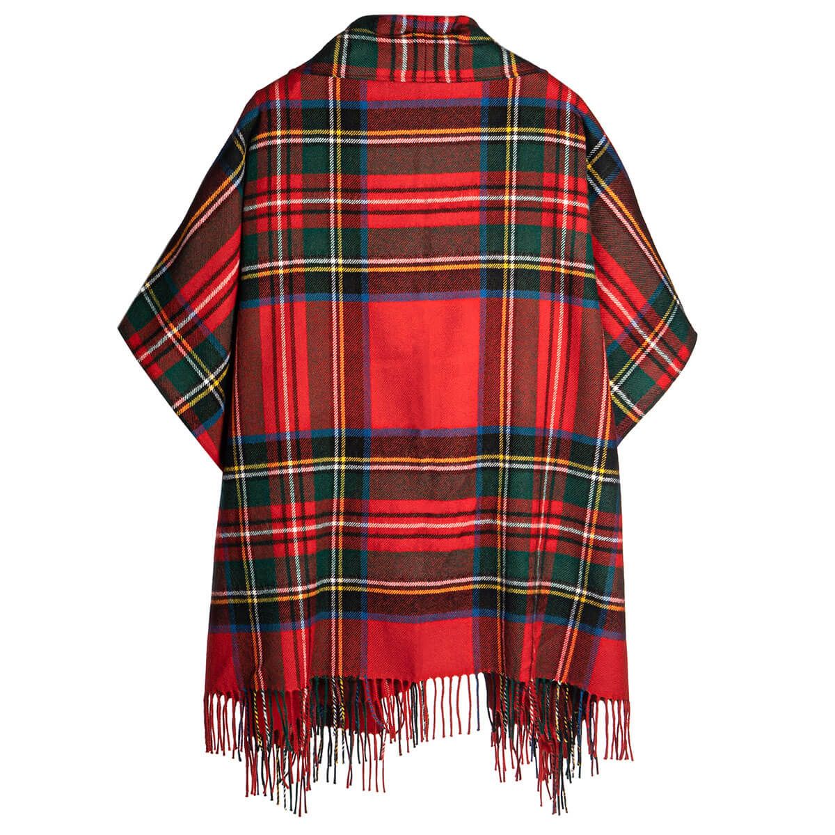 Royal Modern Tartan Lambswool Jacket by Robyn Stewart - Stylish Women's Winter Coat for Office, Travel & Casual Outfits