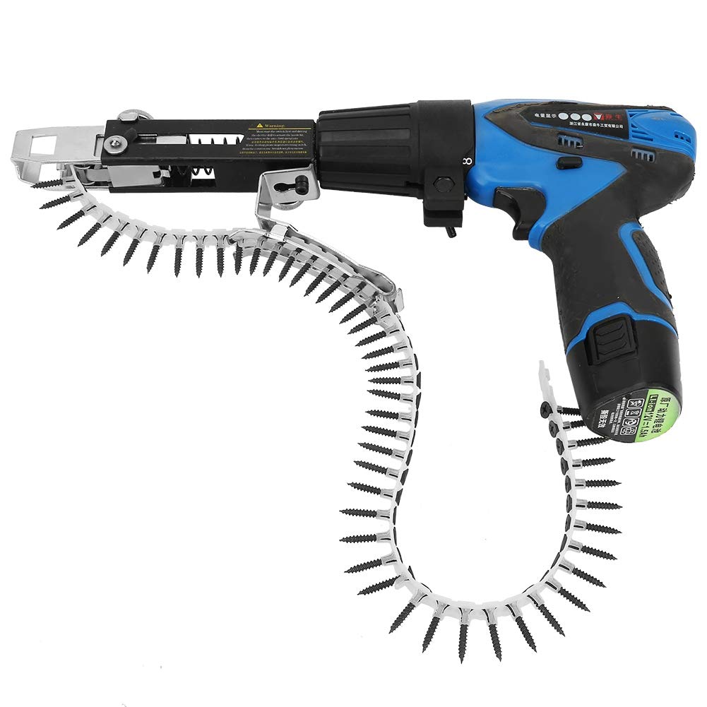ViaGasaFamido Cordless Automatic Nail Gun Drill Chain Set - Drywall Screw Gun Attachment & Electric Drill Adapter for Woodworking | Perfect for DIY Projects, Home Renovation, and Professional Construction Work