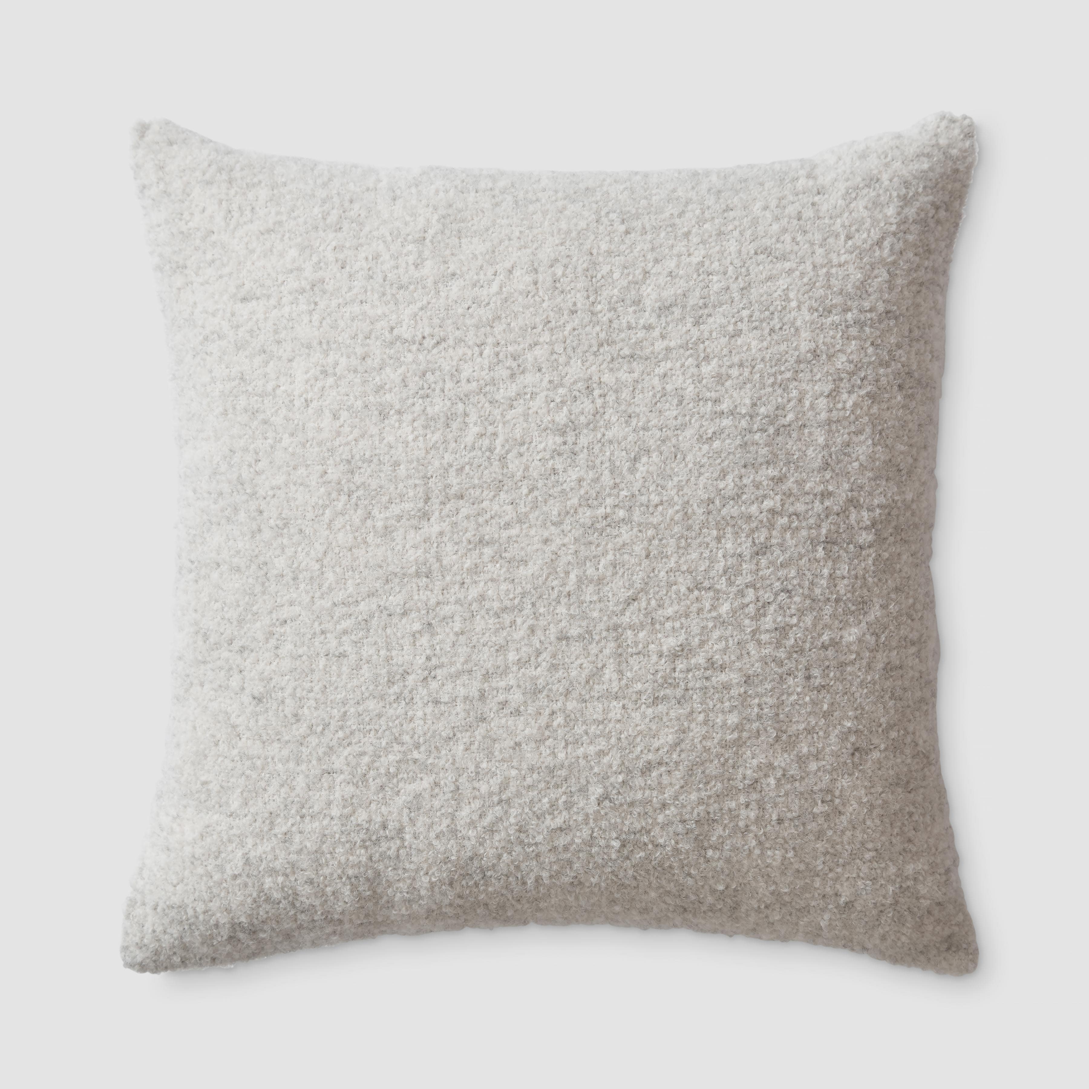 Catalina Boucle Pillow - Soft Textured Decorative Throw Pillow for Sofa, Bed & Couch - Luxury Home Decor Accent for Living Room, Bedroom & Nursery
