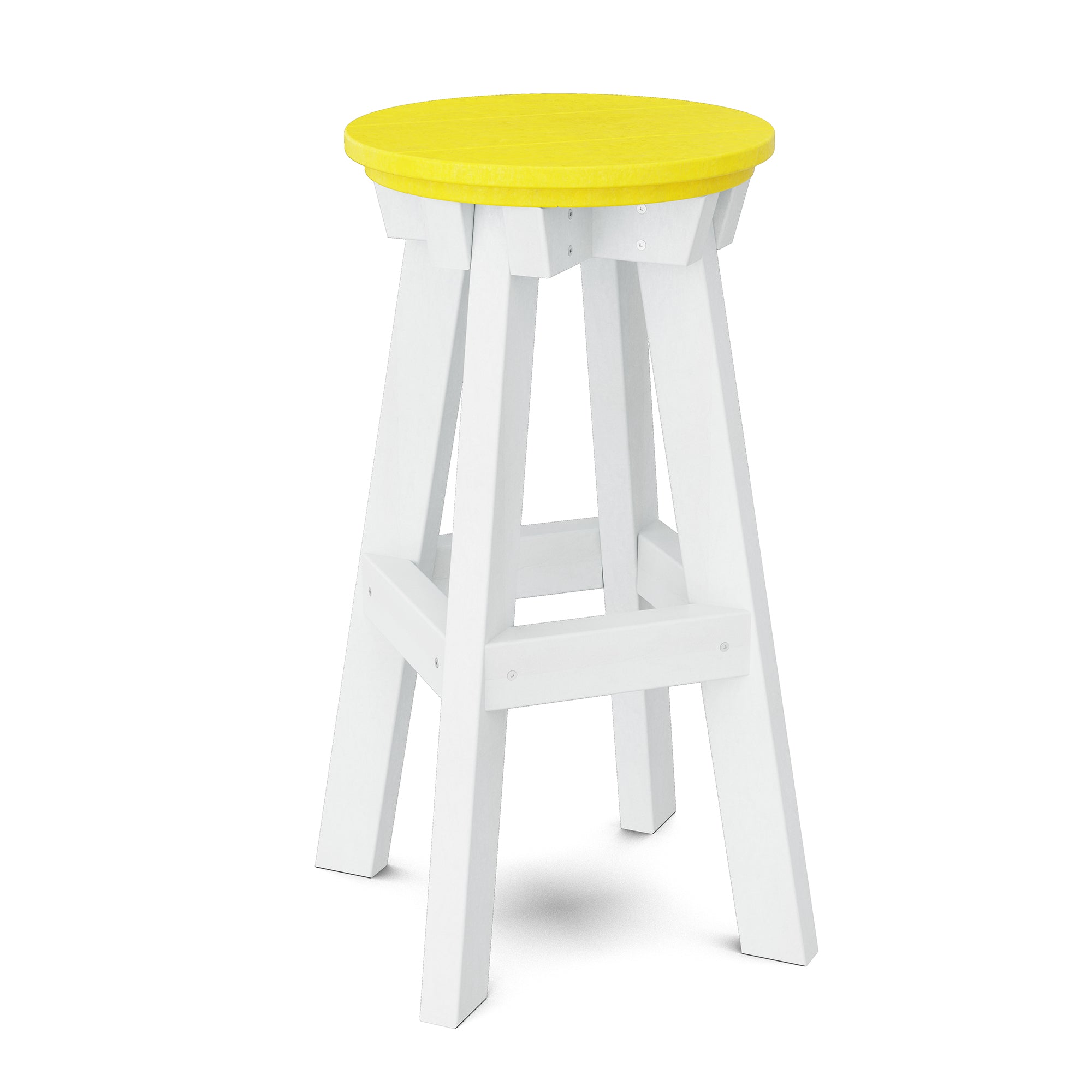 Vintage Heritage Bar Stool - Solid Wood Counter Height Stool with Backrest - Perfect for Kitchen Island, Home Bar & Breakfast Nook
