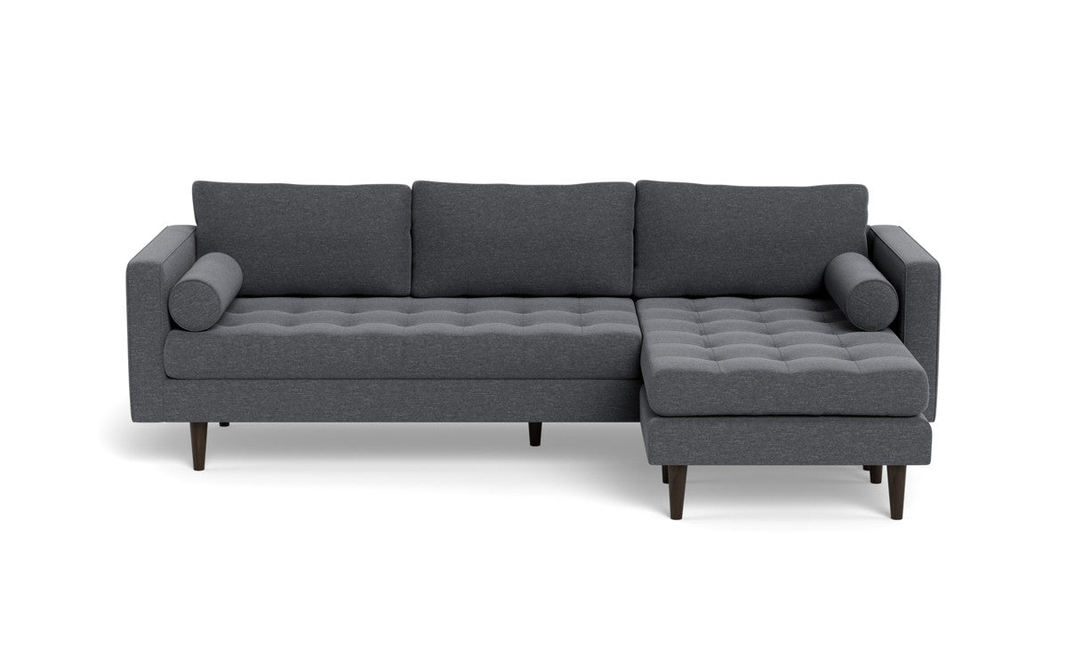 Reversible Sofa Chaise Lounge - Ladybird 104 Convertible Sectional Couch for Living Room, Bedroom & Small Spaces | Modern Comfortable Seating for Relaxing & Lounging