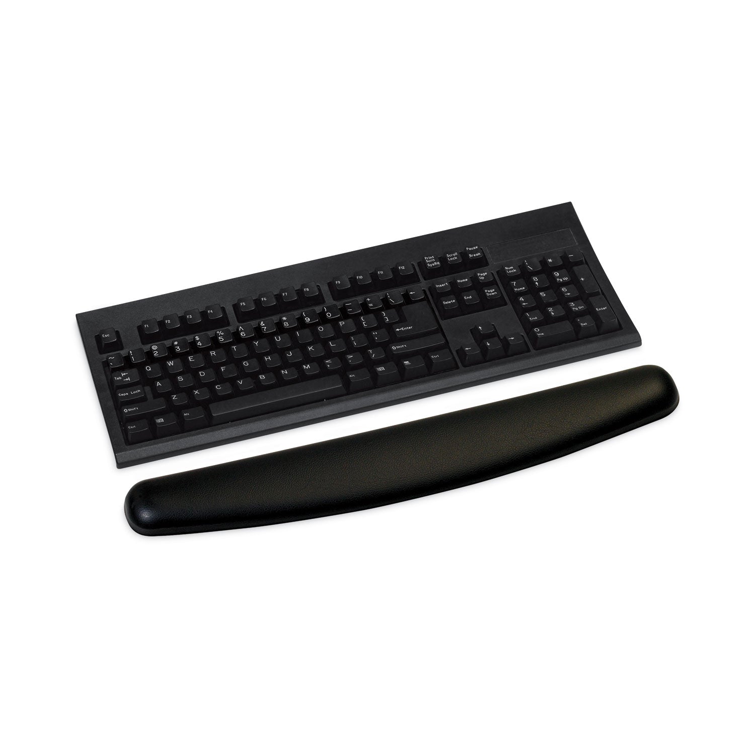 3M™ Antimicrobial Gel Compact Keyboard Wrist Rest - 18 x 2.75 Inches, Black - Ergonomic Support for Office, Gaming & Typing Comfort