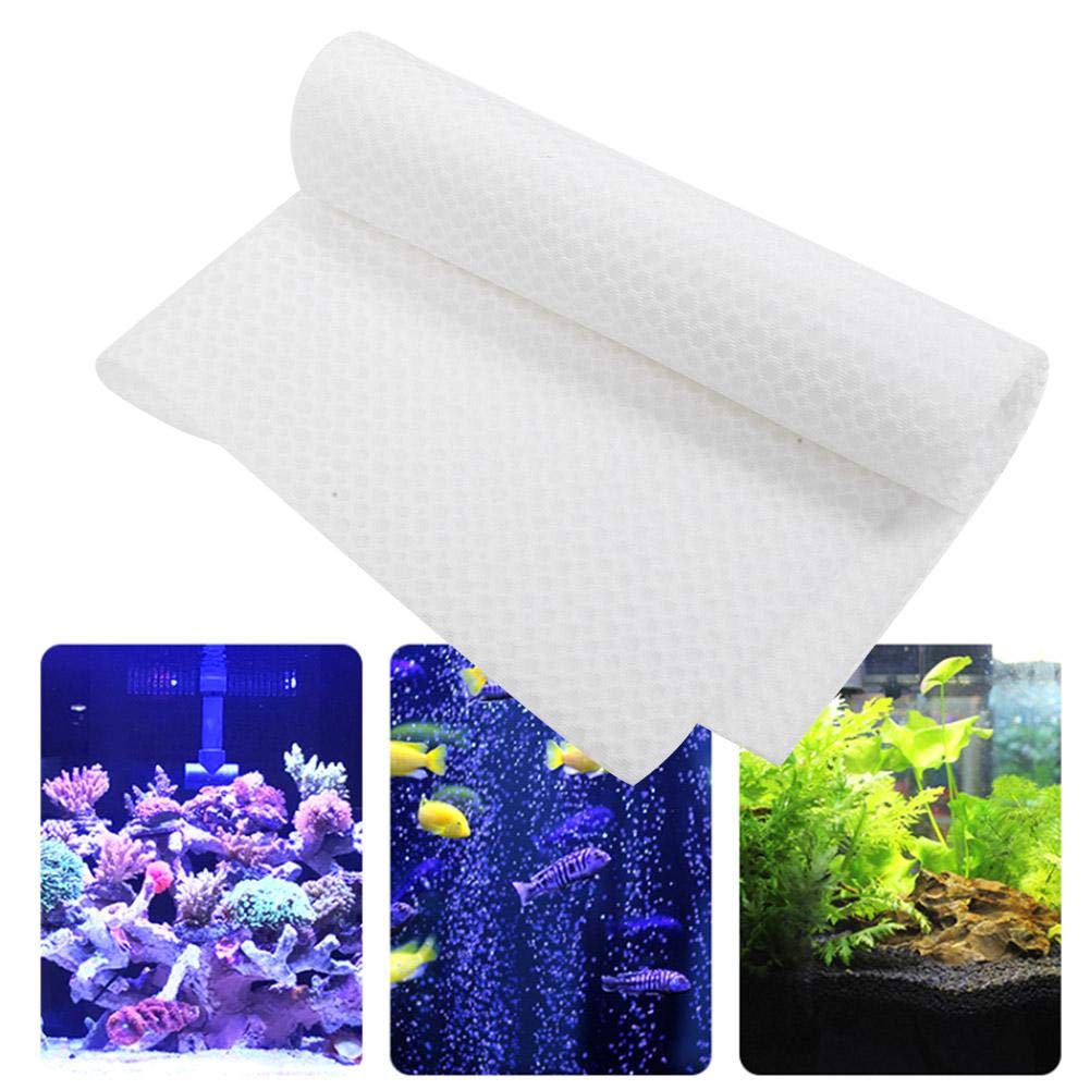 2PCS Aquarium Filter Pad 48x48cm - High Density 3D Filter Media for Fish Tank Water Purification | Premium Aquarium Filter Accessories | Perfect for Freshwater & Saltwater Tanks, Pond Filtration Systems