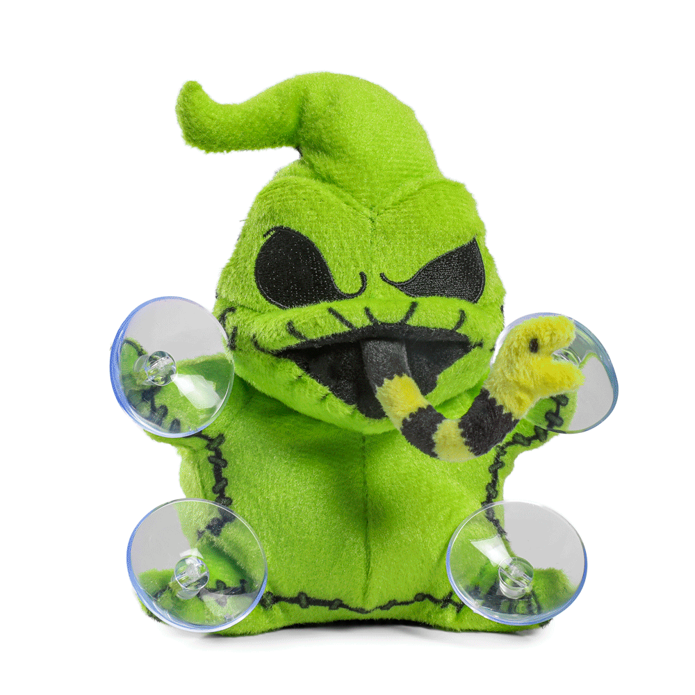 Disney The Nightmare Before Christmas Oogie Boogie Plush Window Clinger - Stuffed Toy for Halloween & Christmas Decor, Kids Room, Car Window, and Party Favors