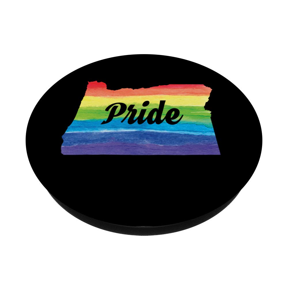 Oregon Gay Pride Rainbow Flag - LGBTQ+ Rights State Black Flag for Parades, Events & Home Decor