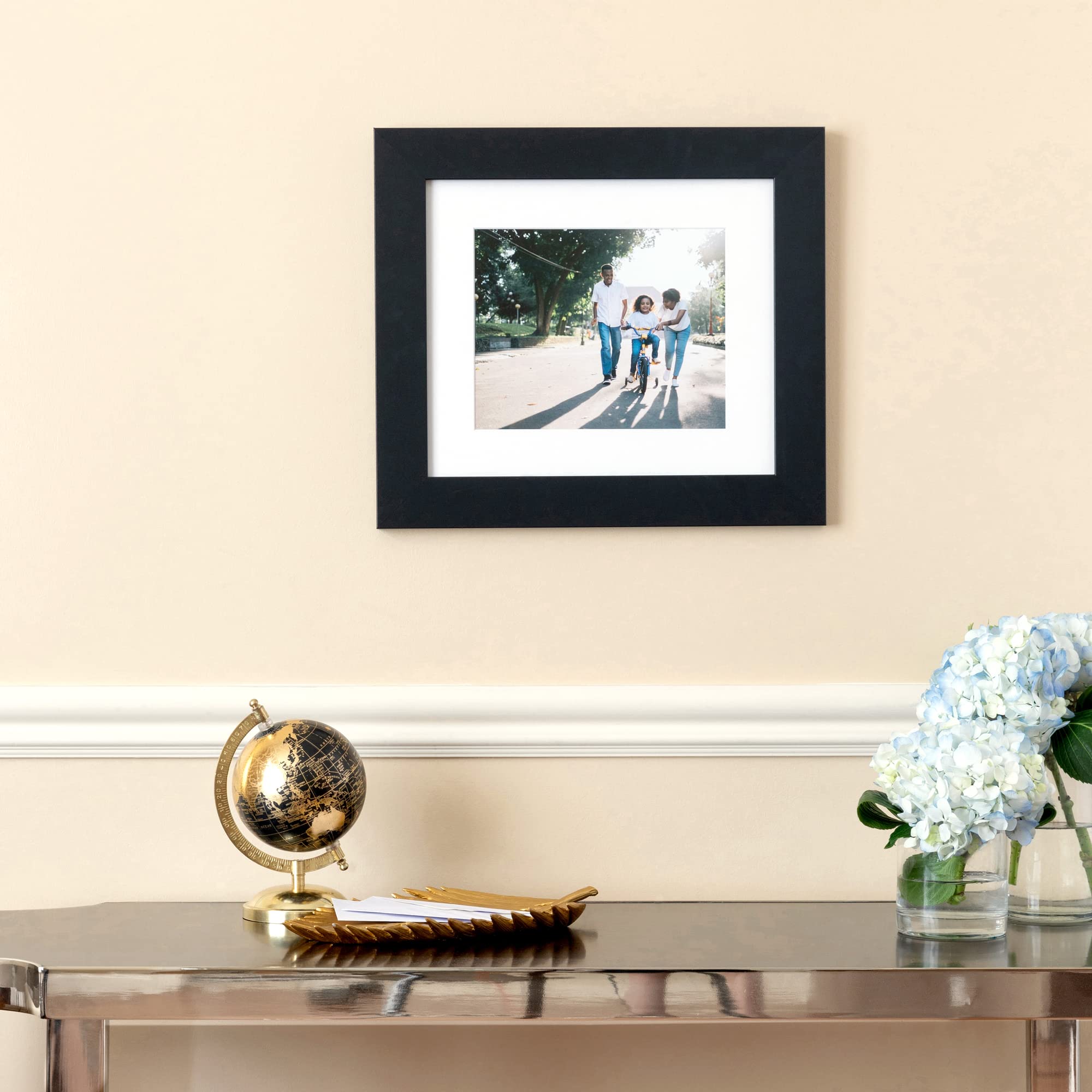 ArtToFrames 21x42 Inch Black Picture Frame - 2 Inch MDF Poster Frame for Wall Art & Photos - Includes Economy Acrylic - Perfect for Home Decor, Office Display & Gallery Exhibitions