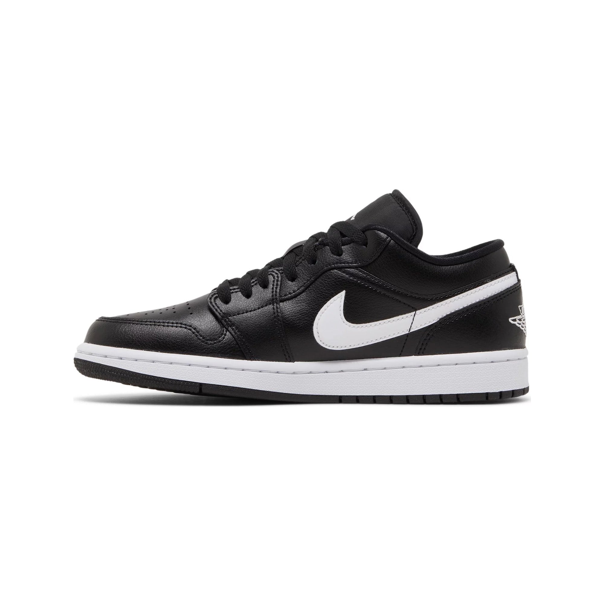 Air Jordan 1 Low 'Black White' Women's Sneakers (2022) - Casual & Athletic Shoes for Running, Gym, and Streetwear Fashion