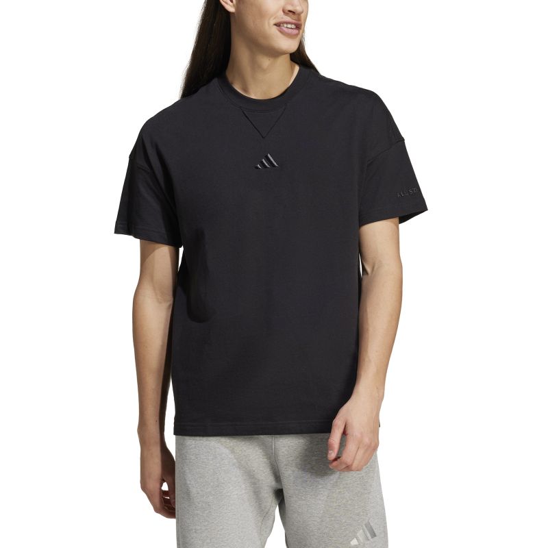 Adidas Men's ALL SZN Short Sleeve T-Shirt - Breathable Cotton Crewneck Tee for Casual Wear, Gym & Everyday Outfits