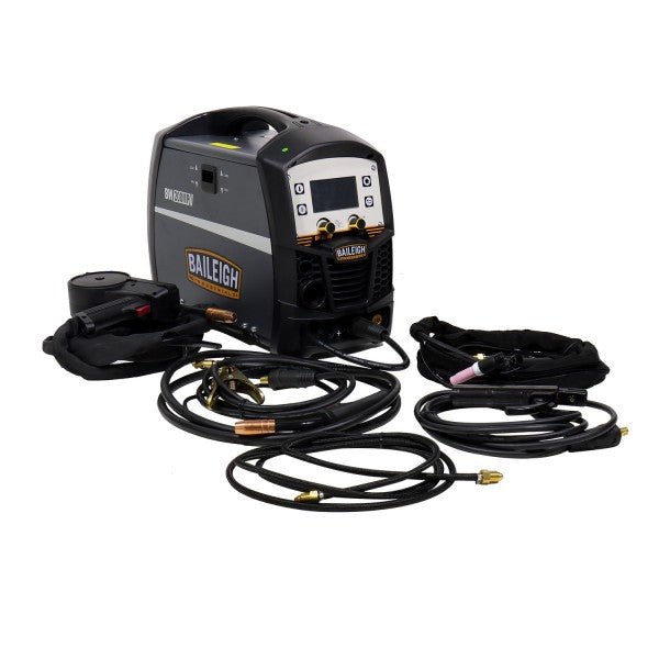 BW 200MP 200A Multi-Process Welder - MIG, TIG, Stick Welding Machine for Home, Garage & Professional Metal Fabrication Projects