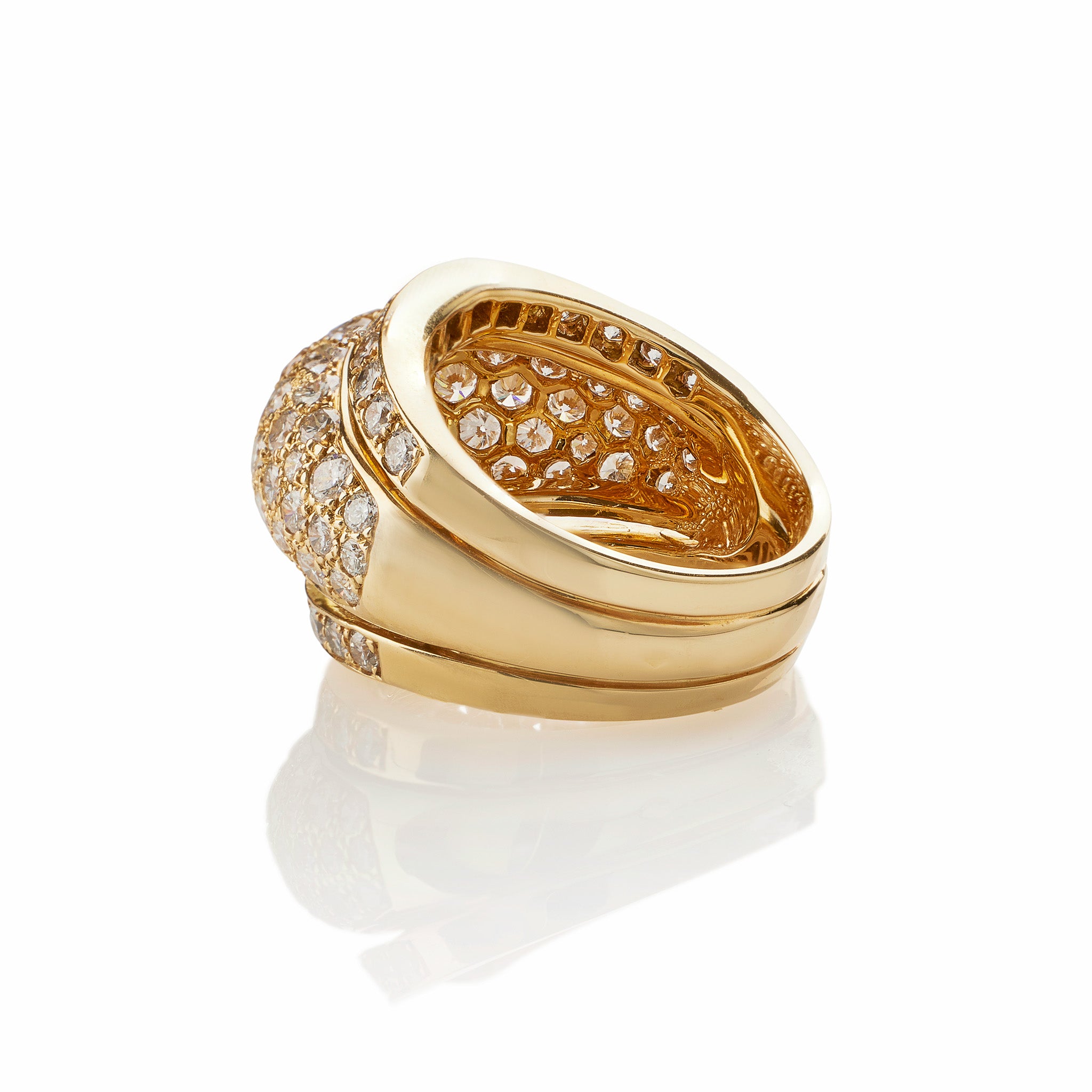 Cartier Paris Bombé Diamond Ring – 18K White Gold Luxury Engagement Ring for Women | Perfect for Proposals, Anniversaries & Special Occasions