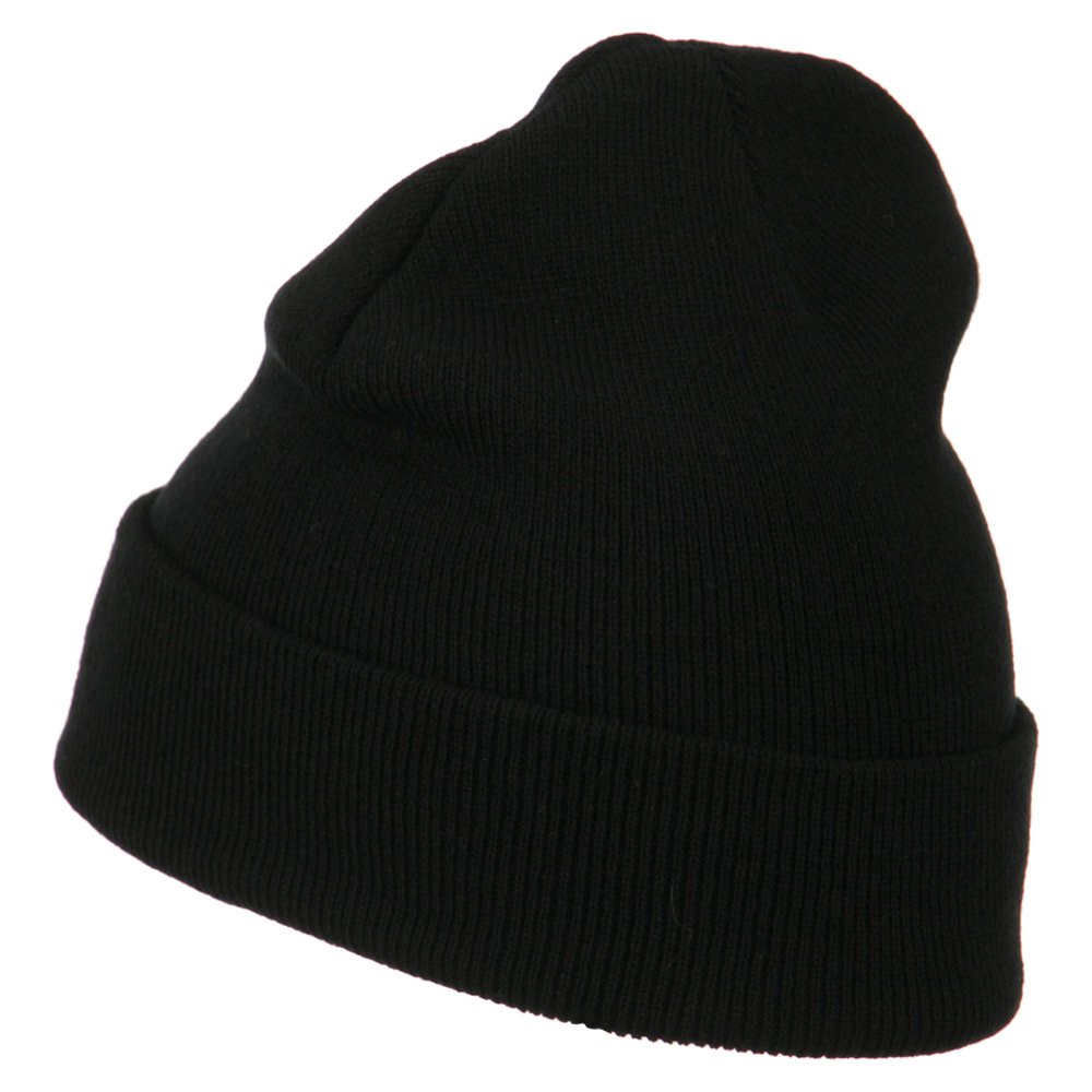 Black Cat Embroidered Long Beanie Hat for Women & Men - Winter Warm Knit Skull Cap with Cute Feline Design - Perfect for Cold Weather, Outdoor Activities, and Fashion Accessories