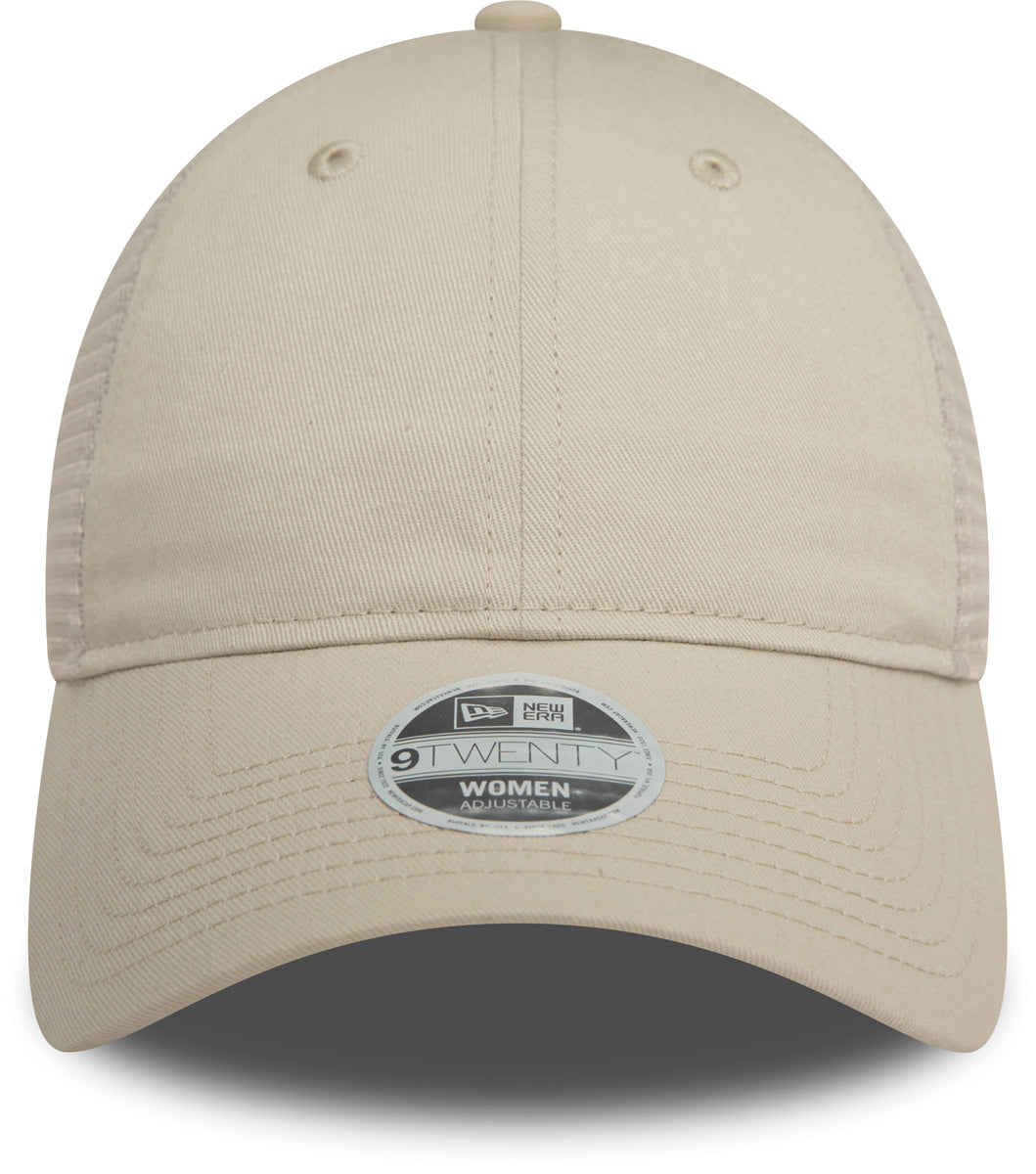 Women's New Era 9Twenty Stone Trucker Cap - Adjustable Snapback Hat for Casual Wear, Outdoor Activities & Sports Fans | Fashion Baseball Cap for Women