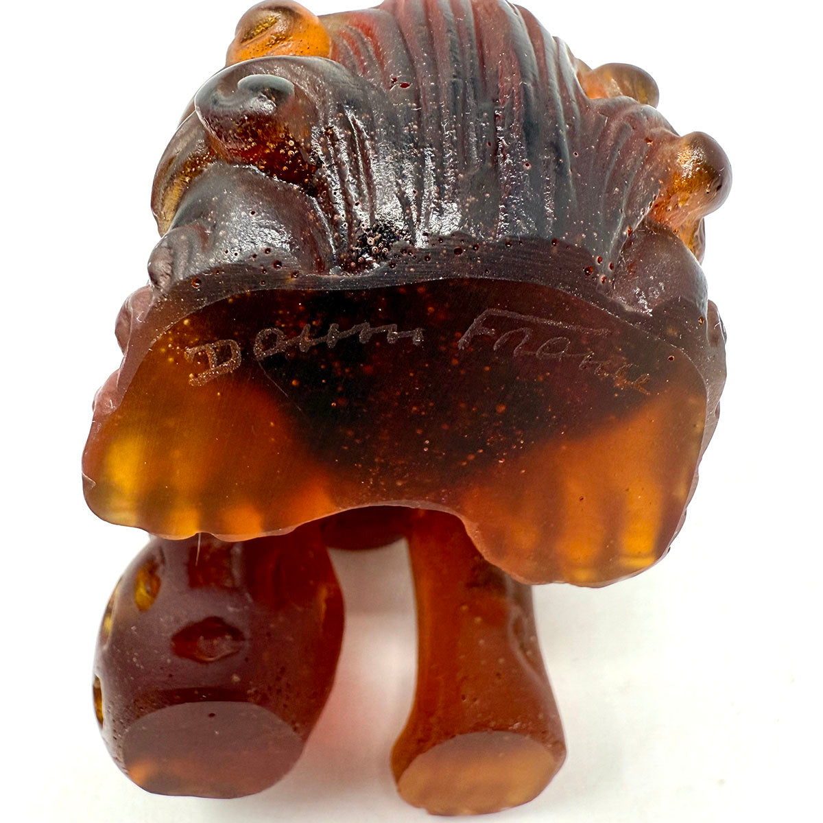 Authentic Daum Crystal Foo Dog Statues - Handcrafted Lion Figurines for Home Decor, Office Feng Shui & Gift Giving