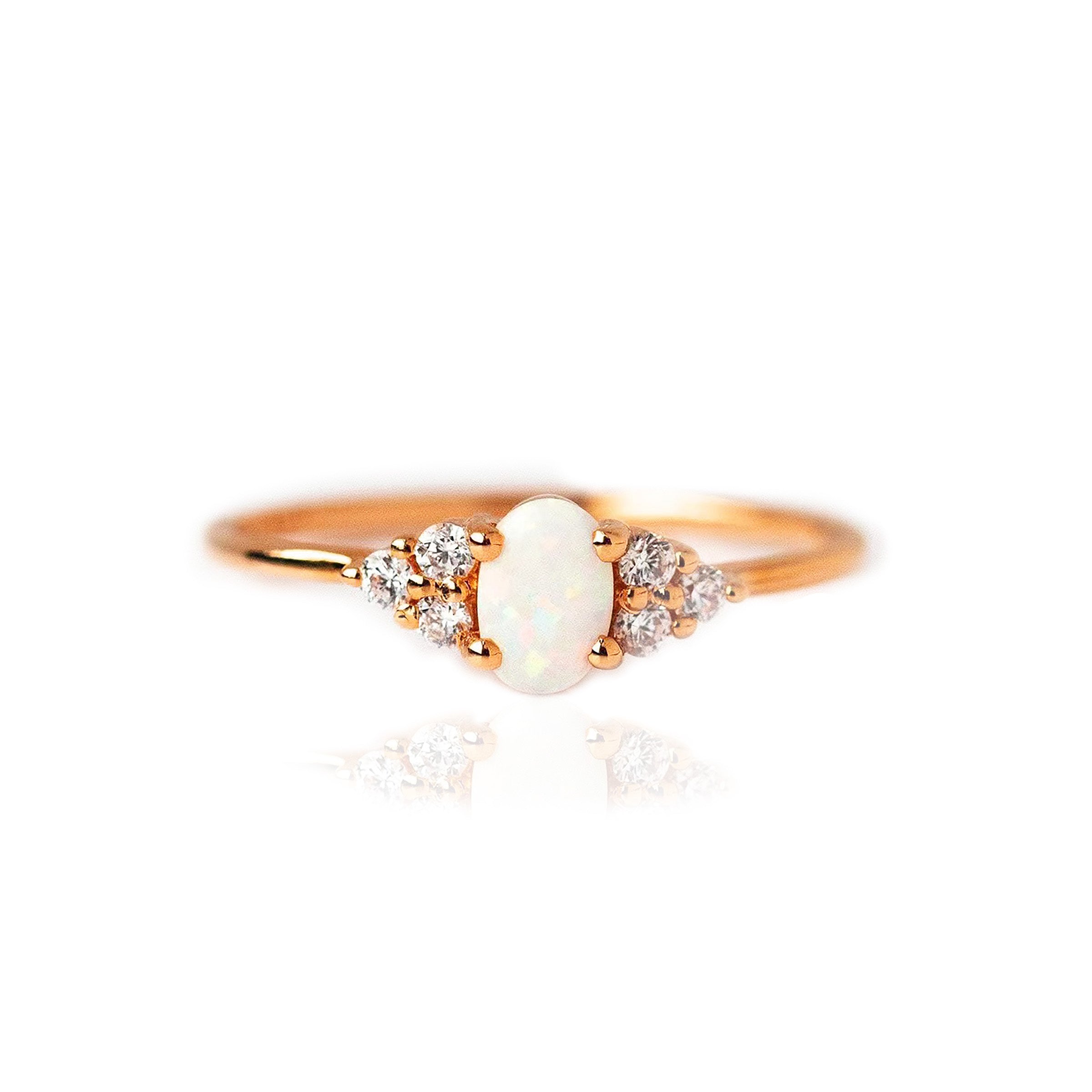CherishedEssence: 14K Gold Oval Breastmilk Keepsake Ring - Perfect for Nursing Mothers & Memorial Jewelry Gifts