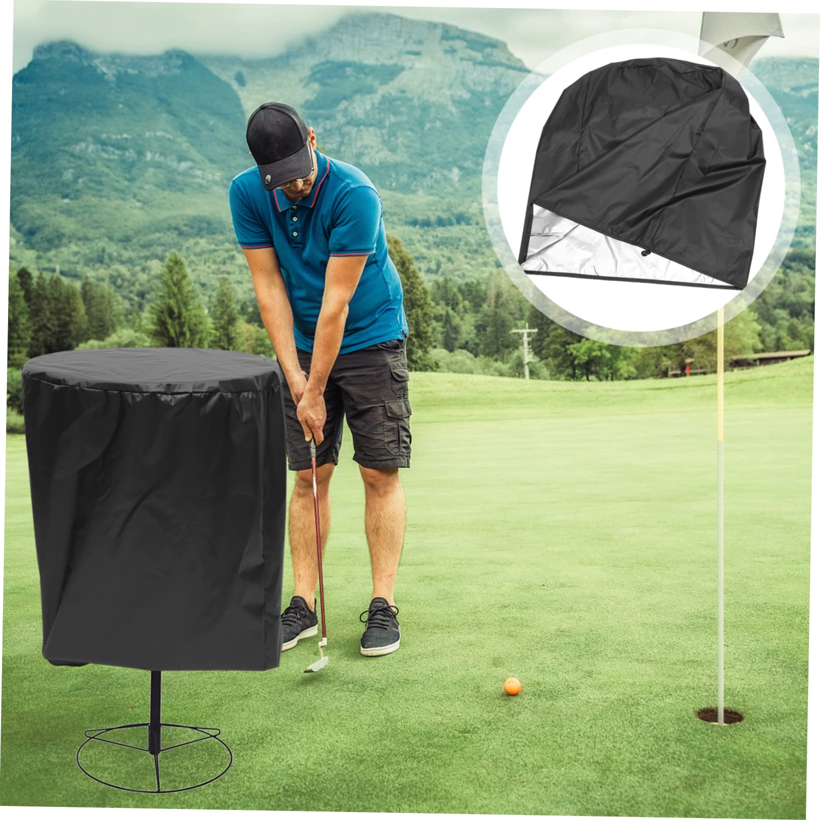 Premium Golf Basket Cover & Disc Golf Backpack Protector - Waterproof, Washable Polyester for Golf Accessories, Smoker Cover & Fire Pit Hood - Perfect for Rain Protection & Outdoor Use