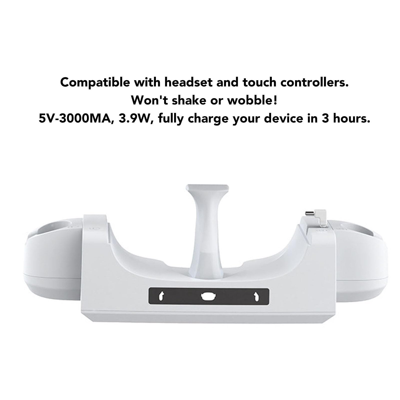 3-in-1 Magnetic Wireless Charging Station with 2 Rechargeable Batteries & USB-C Port - Fast Charging Dock for iPhone, Android, AirPods - Perfect for Bedside, Office & Travel Use
