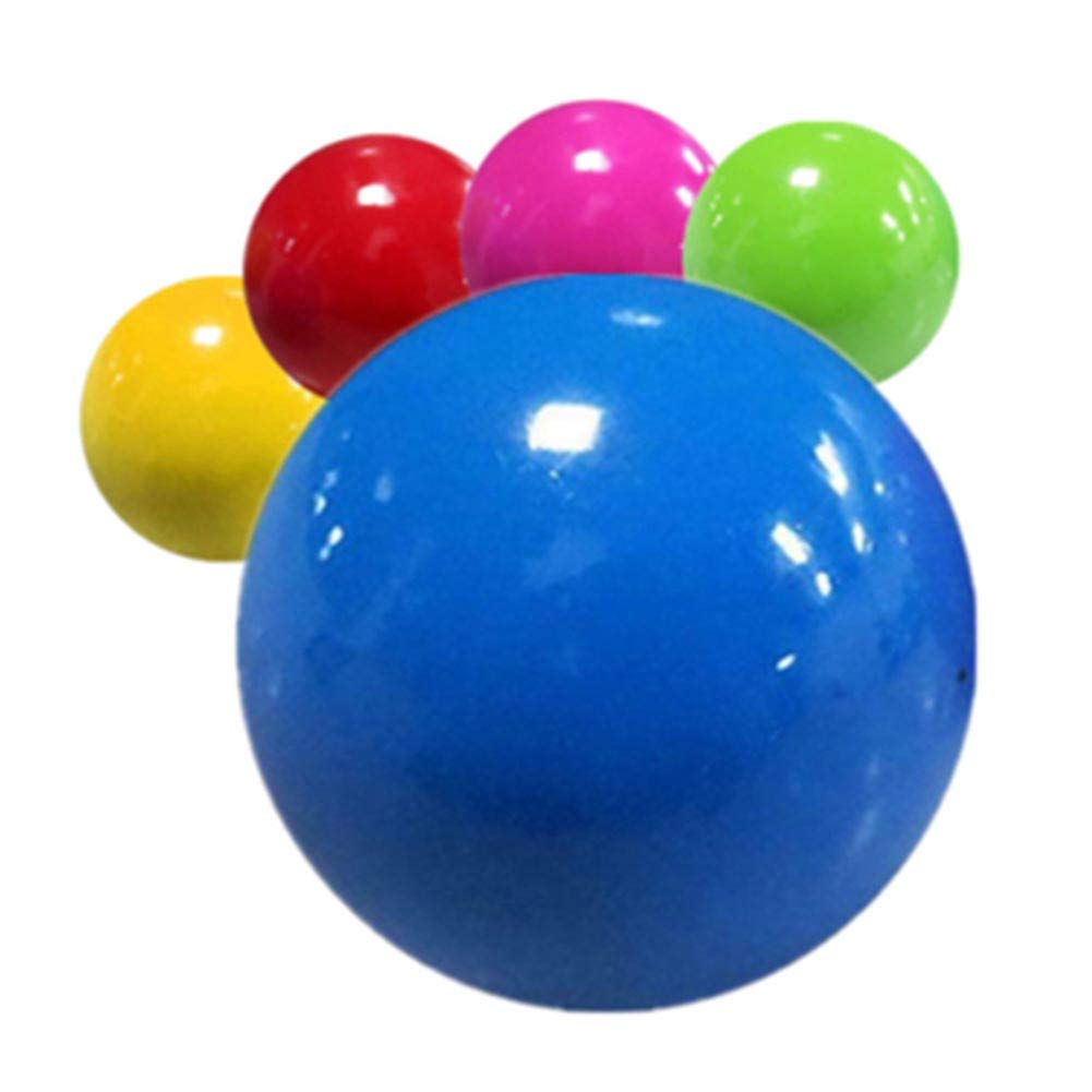 Fluorescent Stress Relief Balls for Kids & Adults - Squishy Anxiety Toys for ADHD, Autism, Sensory Play - Fun Stress Relievers for Office, Classroom & Home (Random Colors)