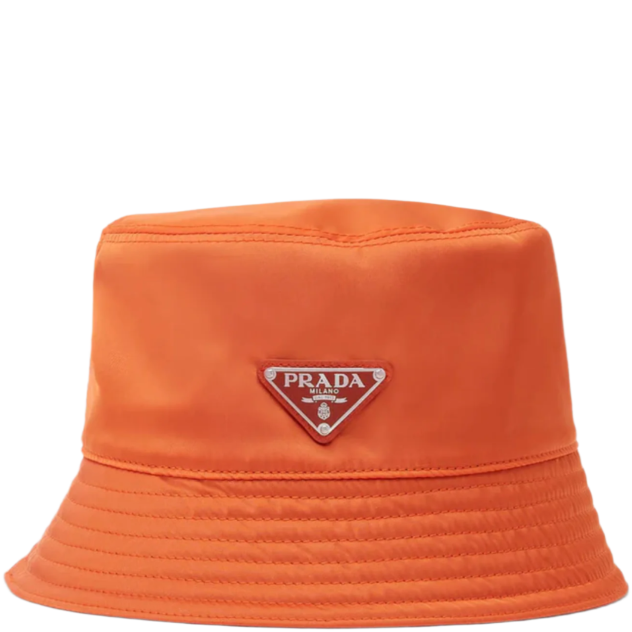 Prada Black Nylon Bucket Hat for Women & Men - Fashionable Waterproof Sun Hat for Outdoor Activities, Travel & Beach