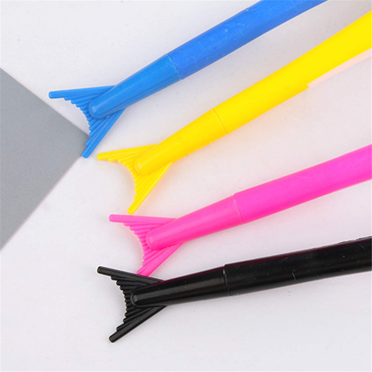 Dolphin-Shaped Gel Ink Rollerball Pens - 6 Pack Colorful Animal Design Writing Pens for School, Office & Journaling - Perfect Gift for Students & Stationery Lovers