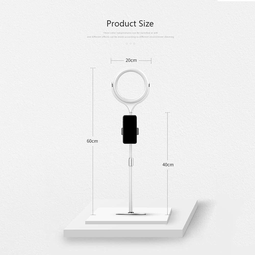 WSMLA Selfie Ring Light with Tripod Stand - 10