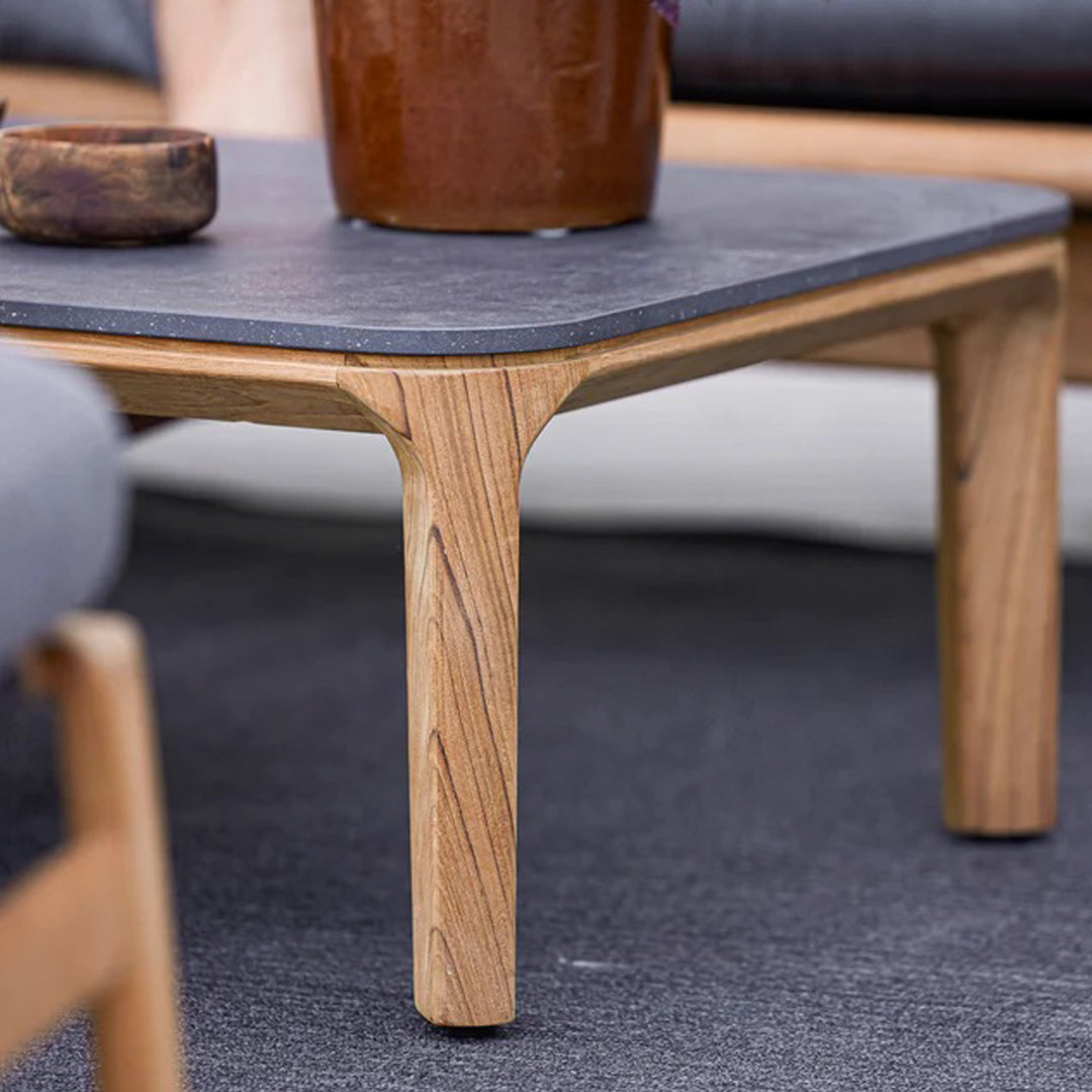 Aspect Outdoor Coffee Table - Weather-Resistant Rectangular Patio Furniture for Garden, Poolside & Backyard Relaxation