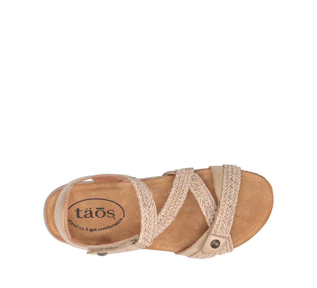 Taos Women's Trulie Comfortable Sandals - Lightweight Walking Shoes with Arch Support for Travel, Beach & Summer Outfits