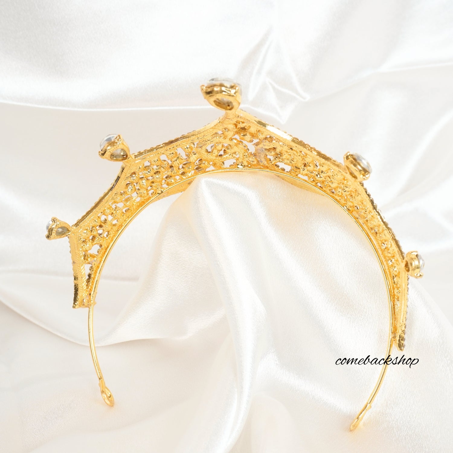 Crystal Princess Crown for Women & Girls - Elegant Queen Tiara for Bridal, Birthday, Wedding, Prom, Pageant | Perfect Hair Accessory Gift for Halloween & Christmas Costume Parties