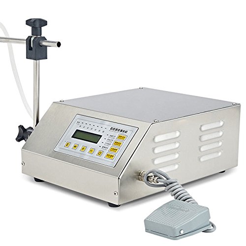 Automatic Digital Liquid Filling Machine for Beverages, Water, Milk & Oil - 5-3500ml Precision Bottle/Vial Filler with LCD Display | Perfect for Small Business, Homebrew & DIY Cosmetic Production