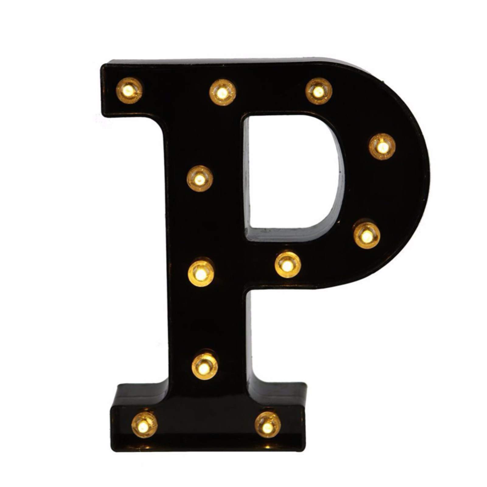 Alphabet Letters LED Night Light - Marquee Wall Lamp for Home, Bar, Nursery & Kids Room Decor - Perfect for Birthday Parties, Weddings & Bedroom Lighting