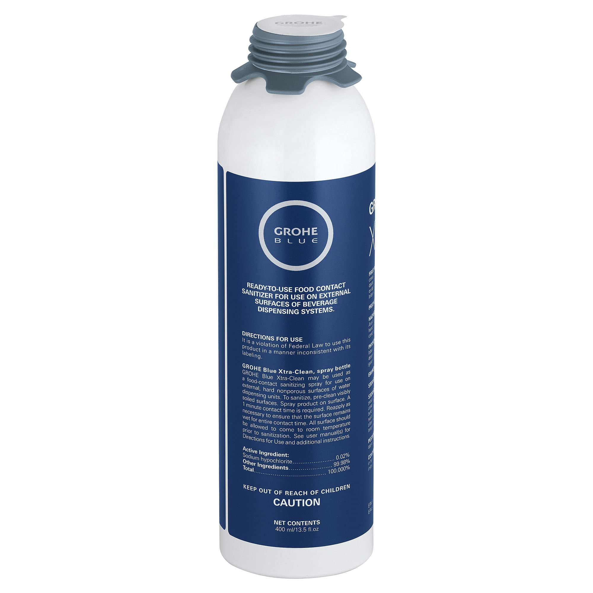 GROHE 40914000 Blue Water Filter Cartridge Replacement for Faucets - Clean & Safe Drinking Water for Kitchen & Bathroom