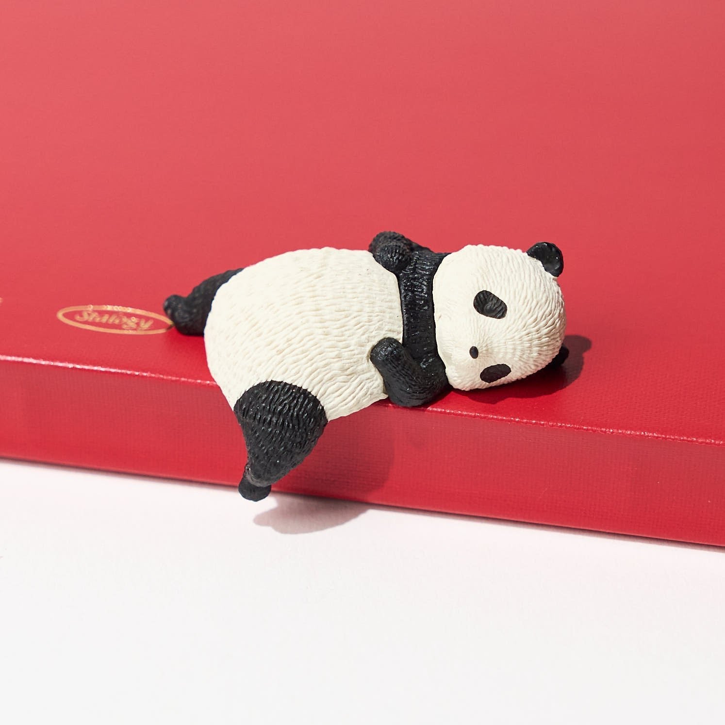 Panda Resting on the Edge Gacha Capsule Toy - Cute Collectible Figure for Anime Fans, Desk Decor & Stress Relief | Perfect for Office, Home Display & Kawaii Collections
