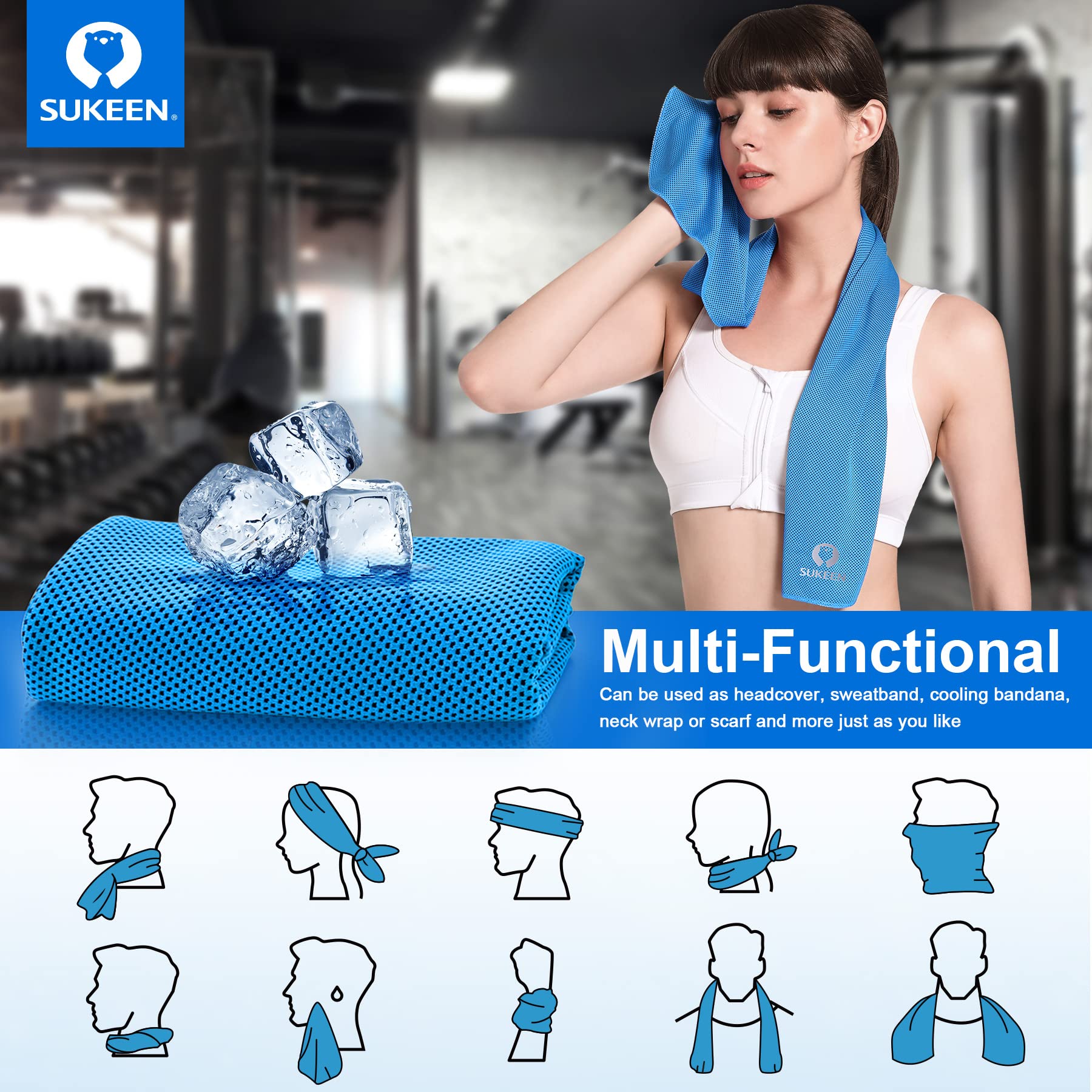 4 Pack Cooling Towel (40