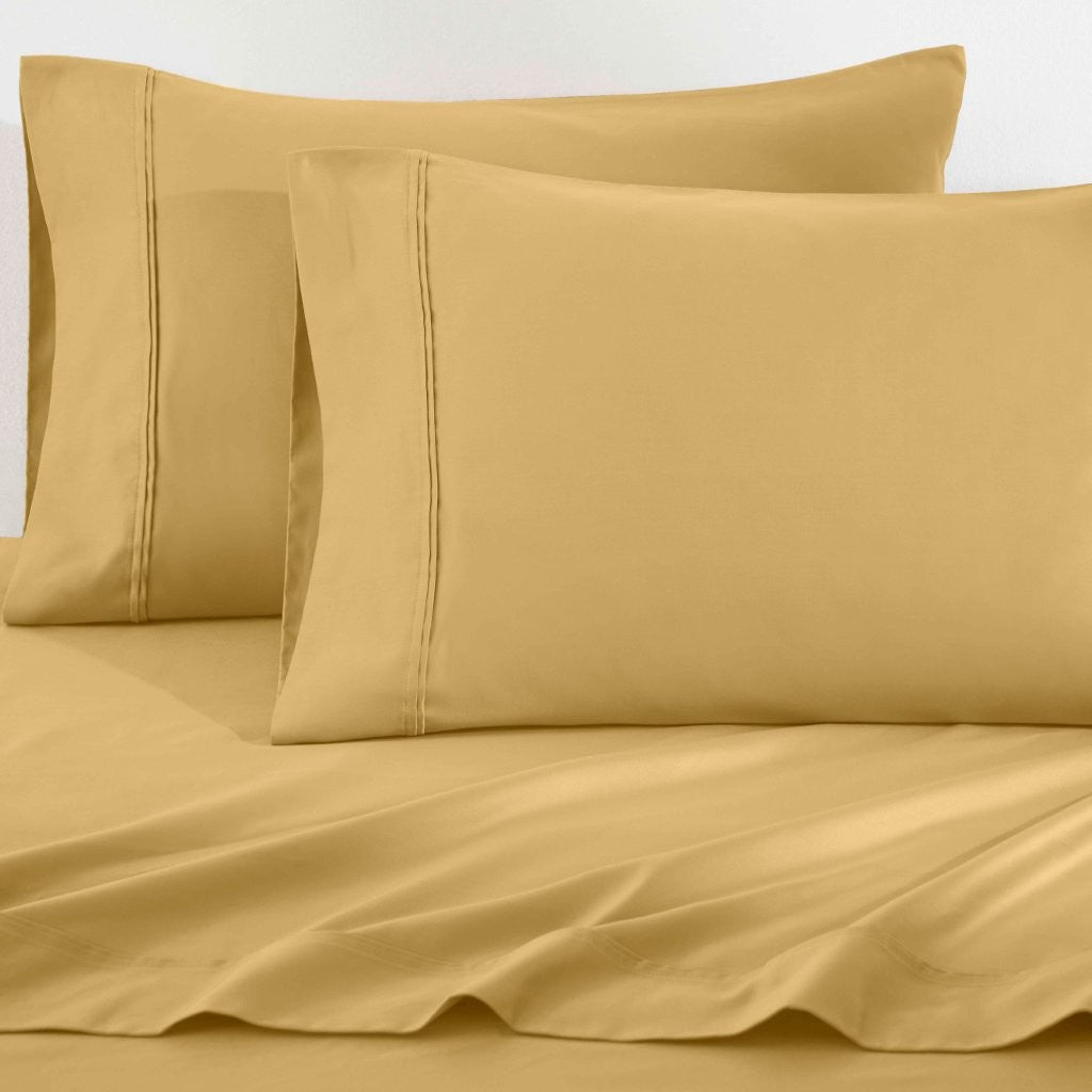 Luxury 1200 Thread Count Egyptian Cotton Deep Pocket Bed Sheet Set - Queen Size, Soft & Breathable for Ultimate Comfort - Perfect for Master Bedroom, Guest Room & Hotel Use