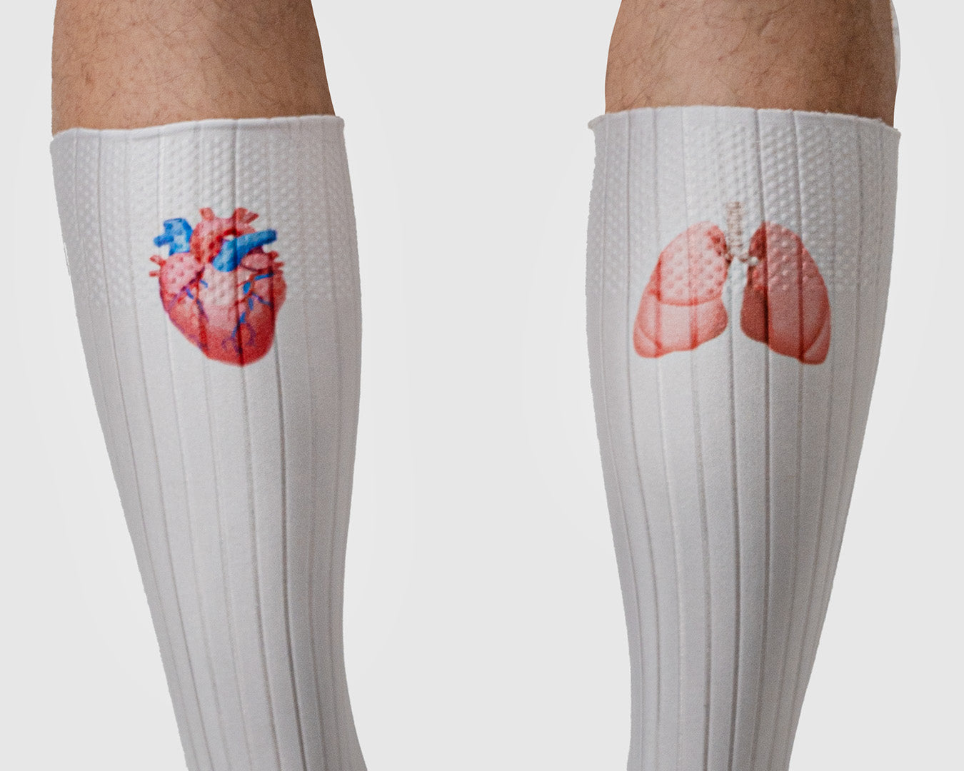 Heart & Lung Aero Socks - Breathable Compression Socks for Running, Cycling & Travel - Improve Circulation & Reduce Swelling - Perfect for Athletes & Frequent Flyers