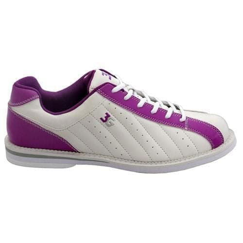 3G Women's Running Shoes - Lightweight Athletic Sneakers in White & Purple for Jogging, Gym Workouts & Casual Wear