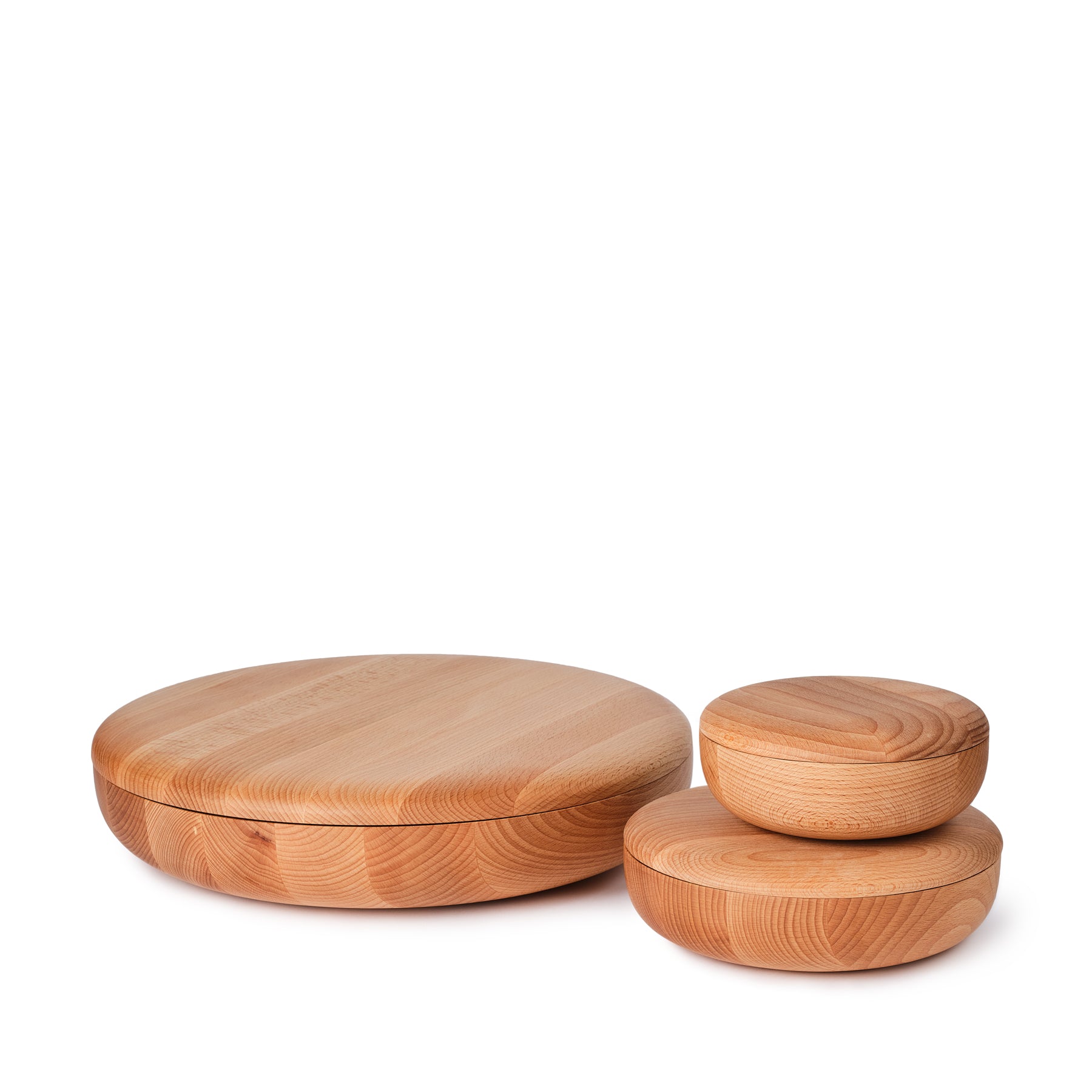 Premium Natural Wooden 6-Bowl Set for Kitchen, Dining & Entertaining - Eco-Friendly, Durable & Stylish Serving Bowls for Salads, Snacks, Fruits & More