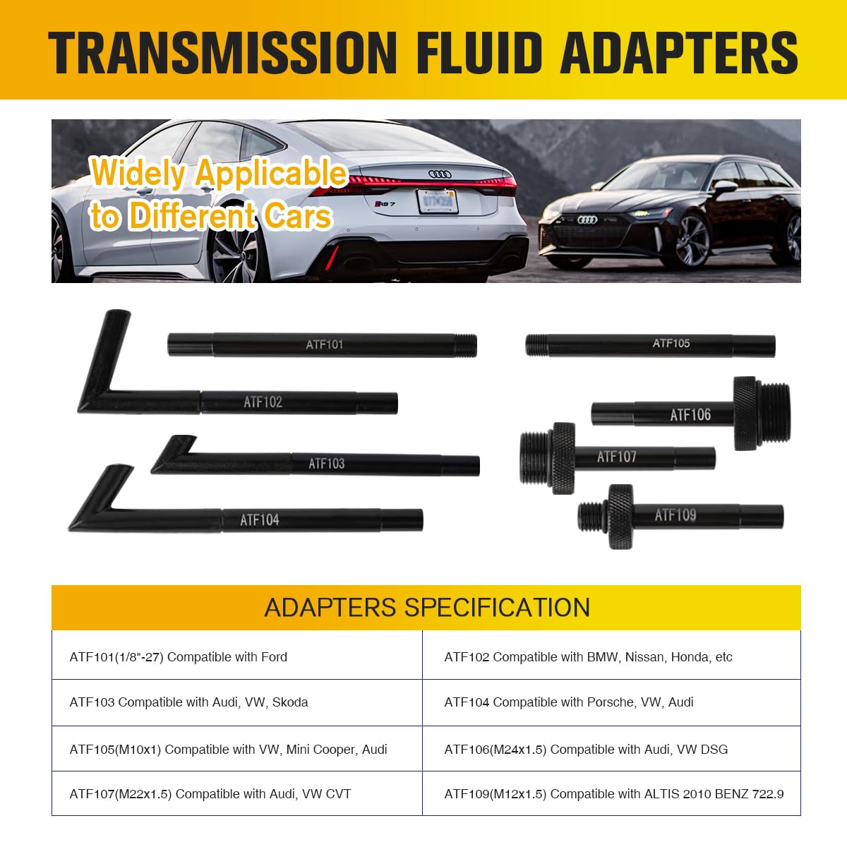 Manual Transmission Oil Pump Extractor - 3L Capacity with 8PCS ATF Adapters | Automotive Fluid Transfer System for Easy DIY Oil Changes | Perfect for Home Garage & Professional Auto Repair Shops
